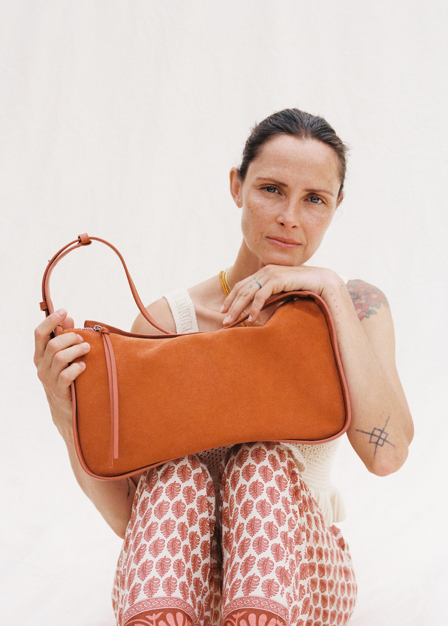 Bolso piel baguette - Plano general
