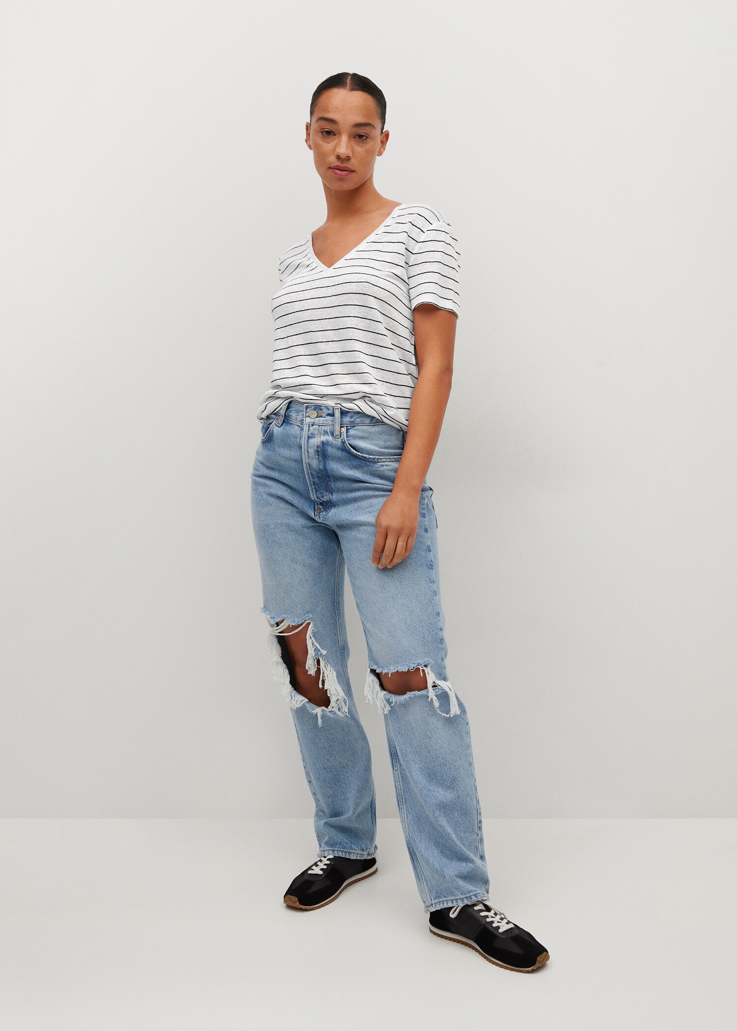 100% linen t-shirt - General plane