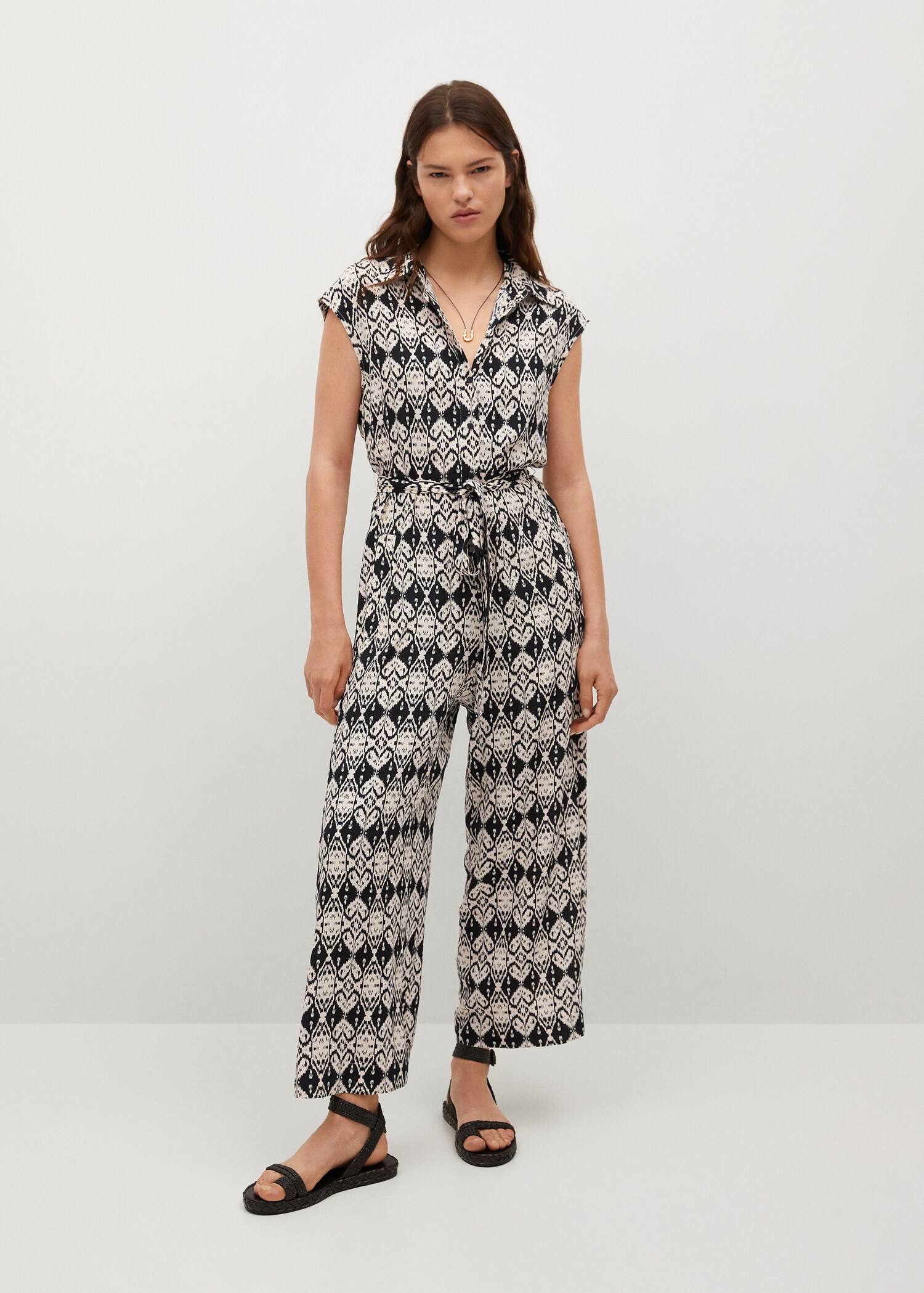 Mono algodón estampado - Plano general
