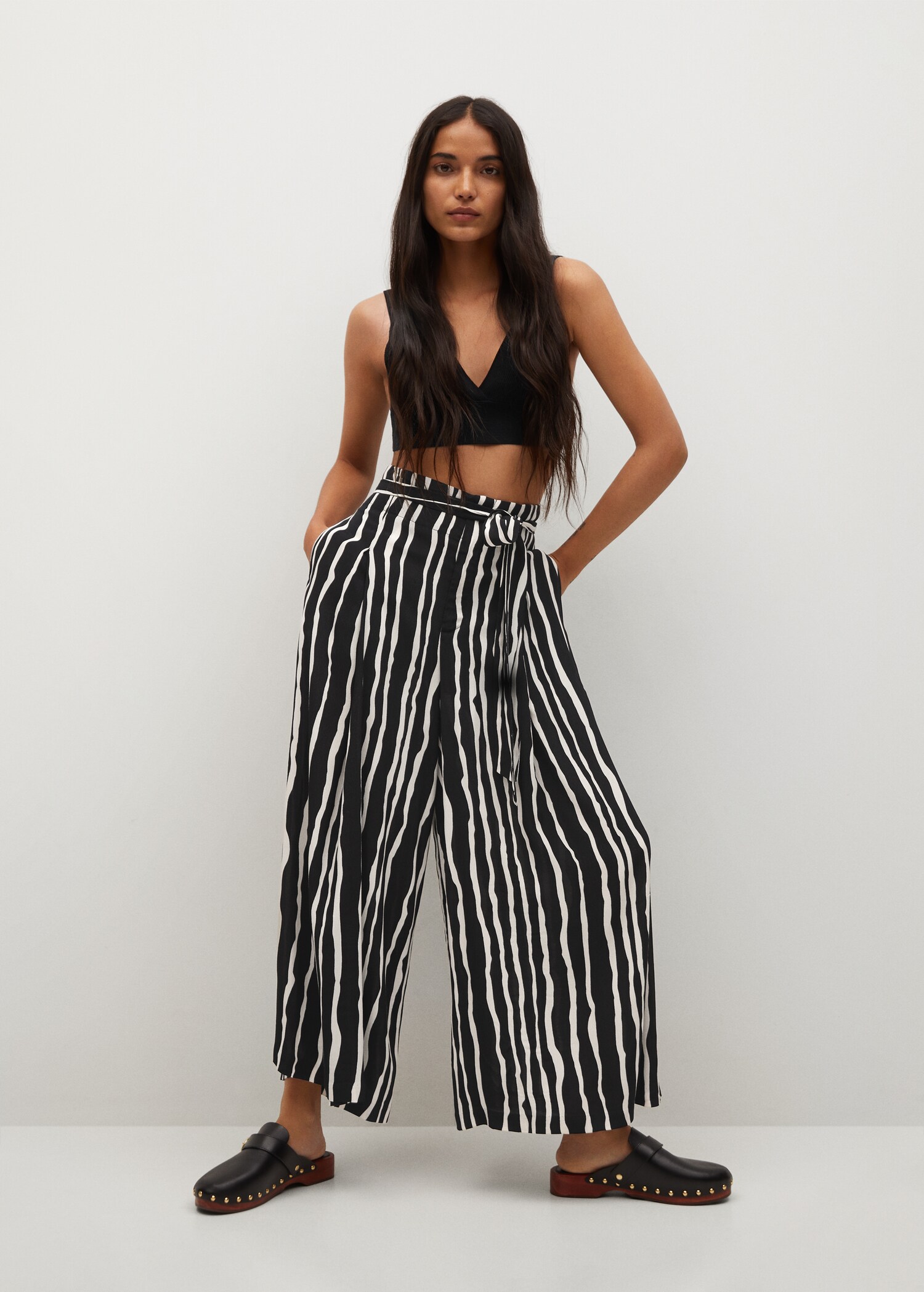 Pantalón culotte estampado - Plano general