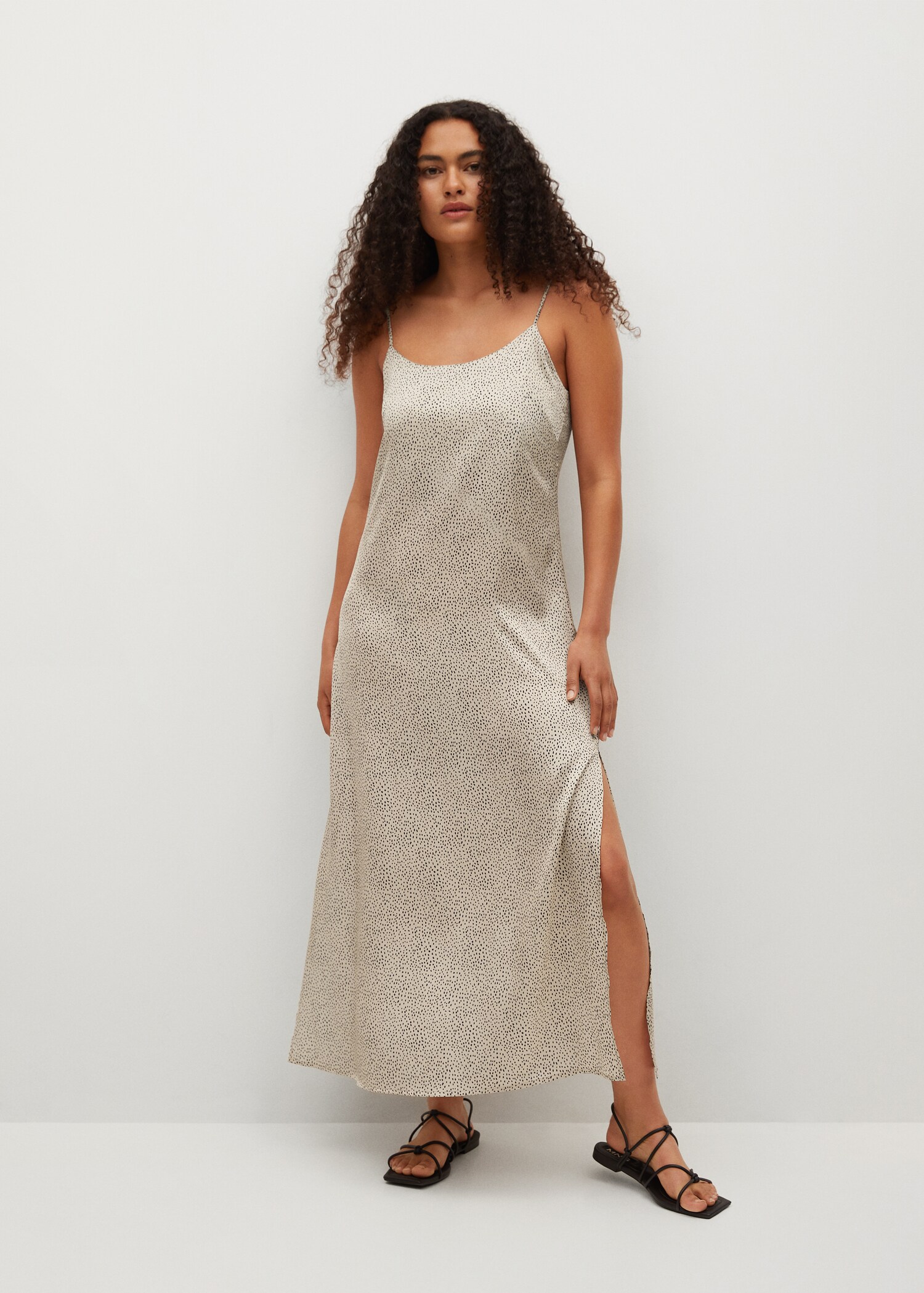 Printed camisole dress - General plane