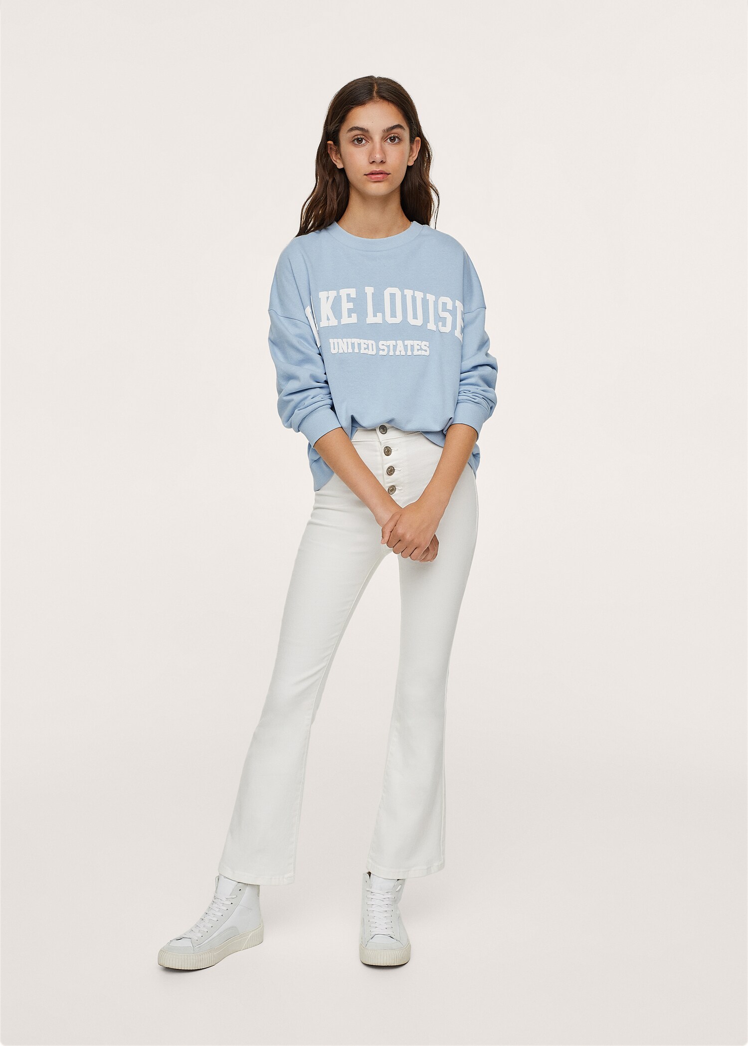 Mikina oversize s nápisem - Celkový náhled