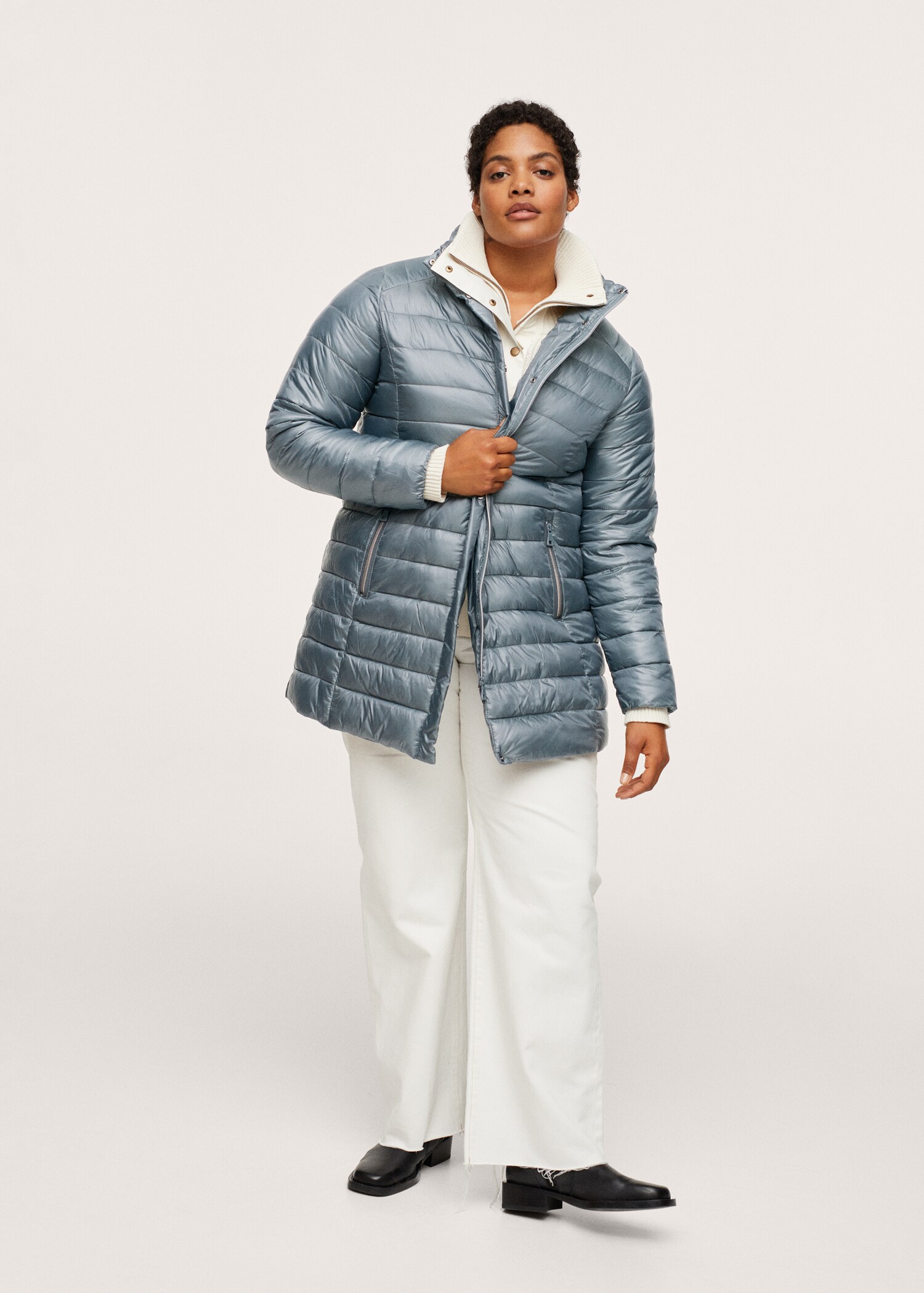 Anorak acolchado plegable - Plano general