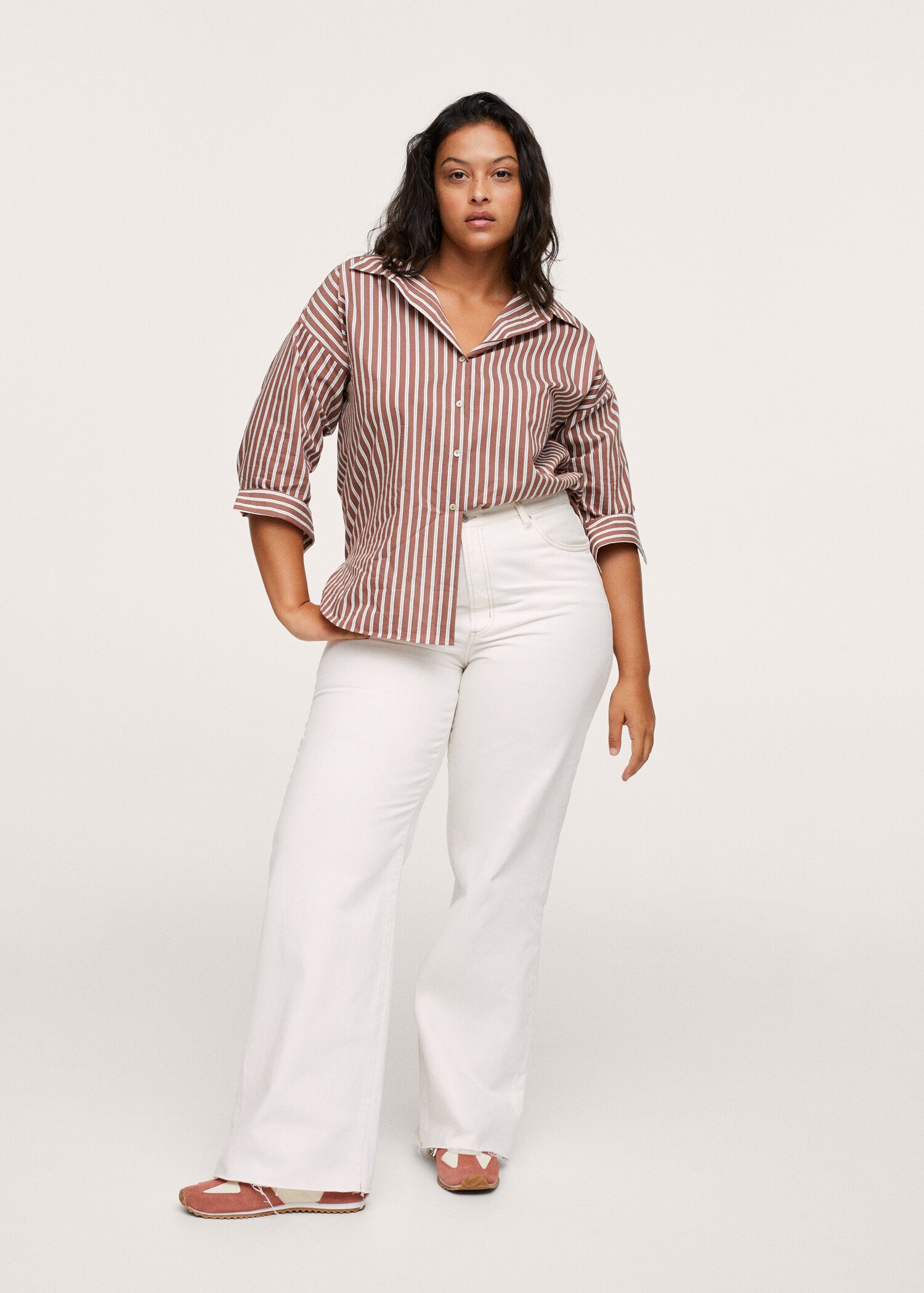 High-waist wideleg jeans - General plane