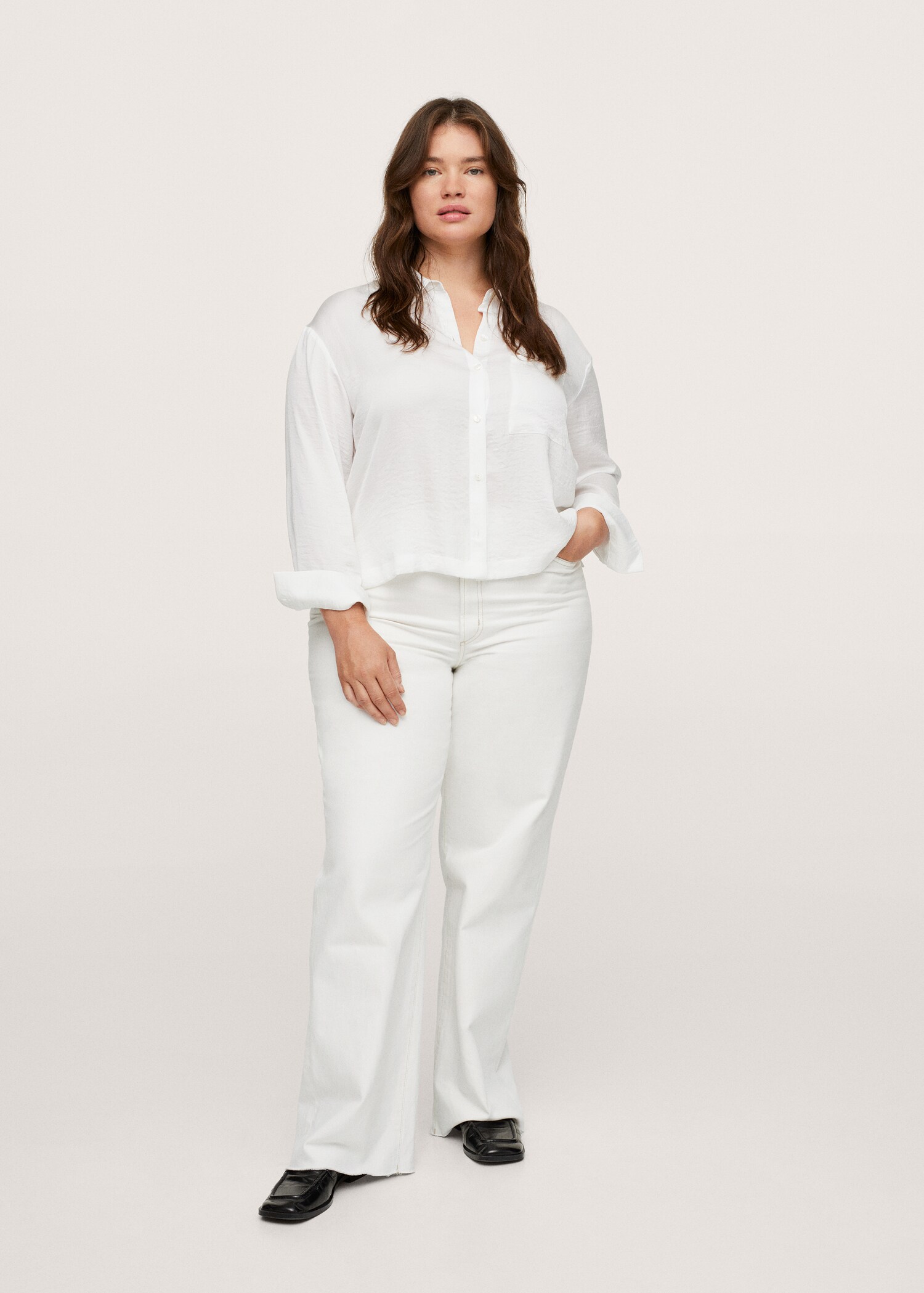 Flowy pocket blouse - General plane