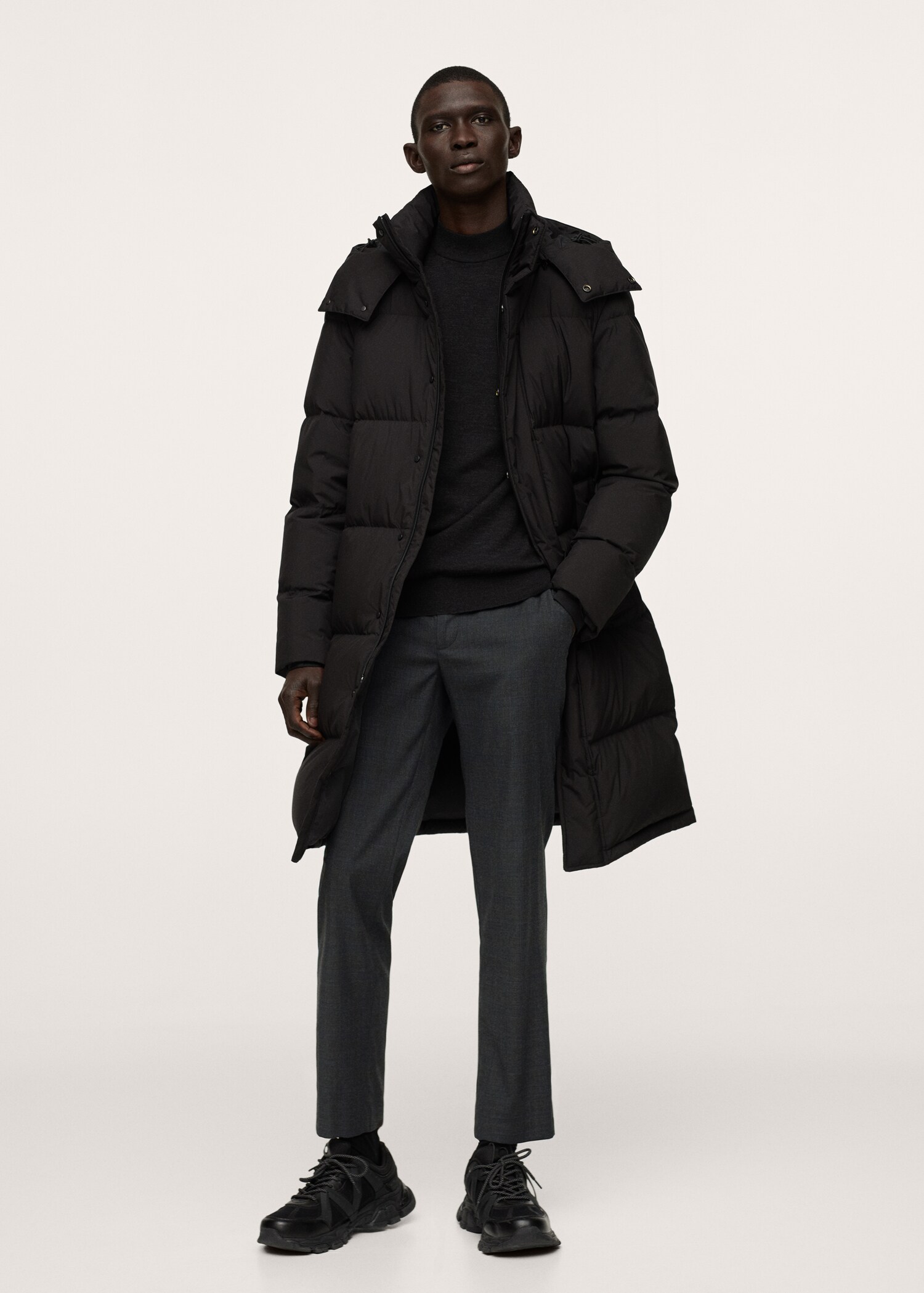 Strečové kalhoty tapered fit - Celkový náhled