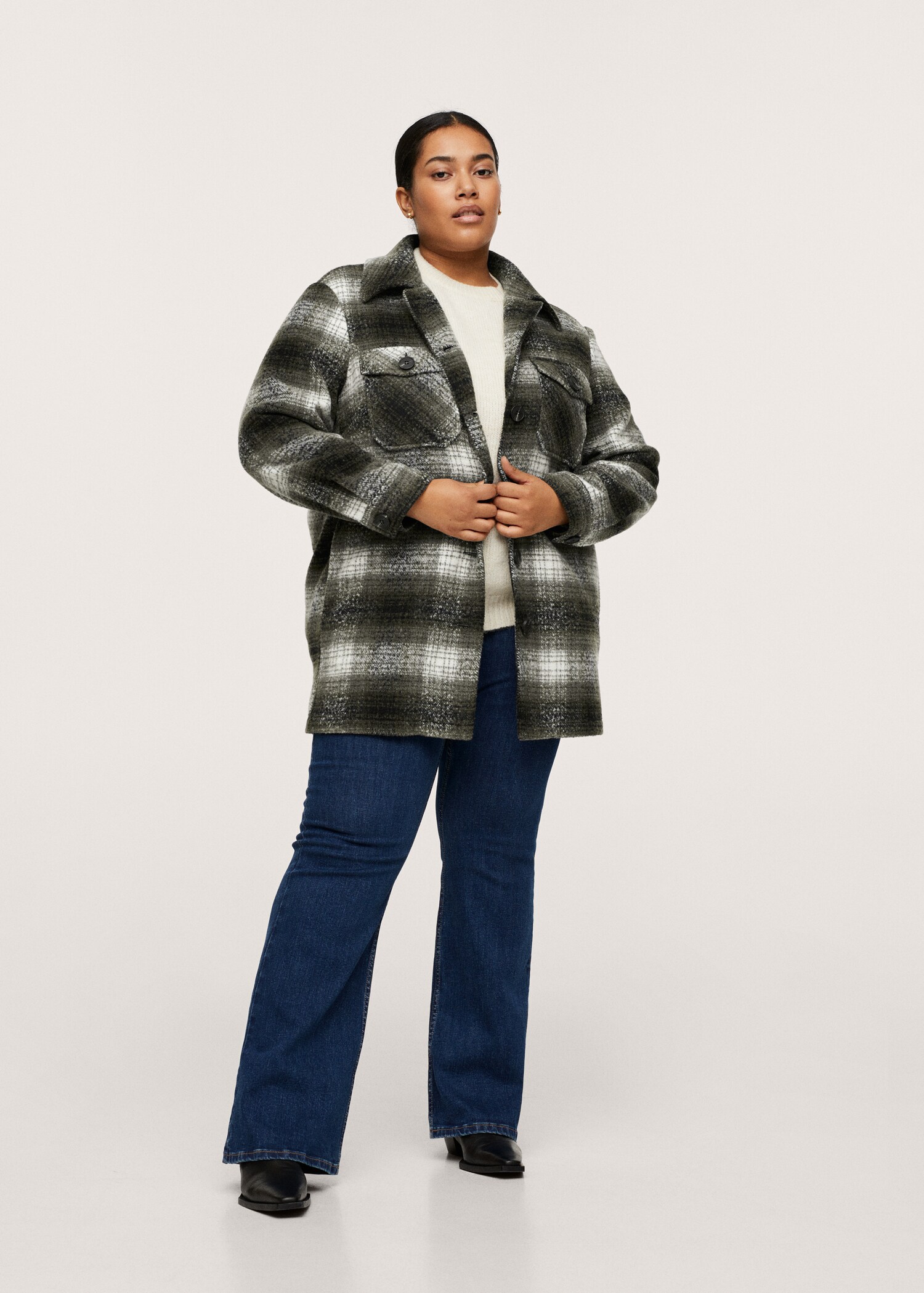 Oversized check overshirt - General plane