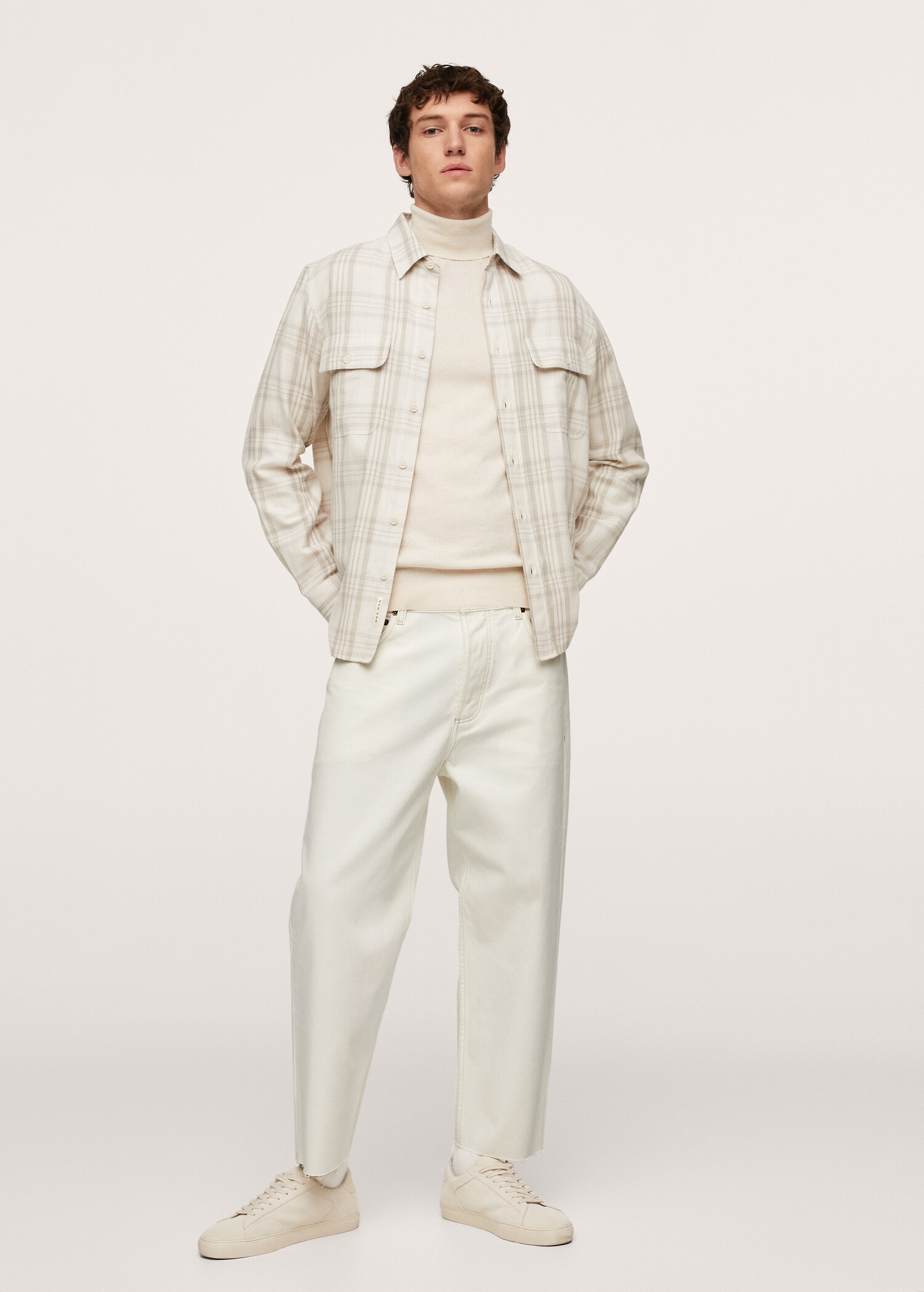 Džíny tapered loose fit cropped  - Celkový náhled