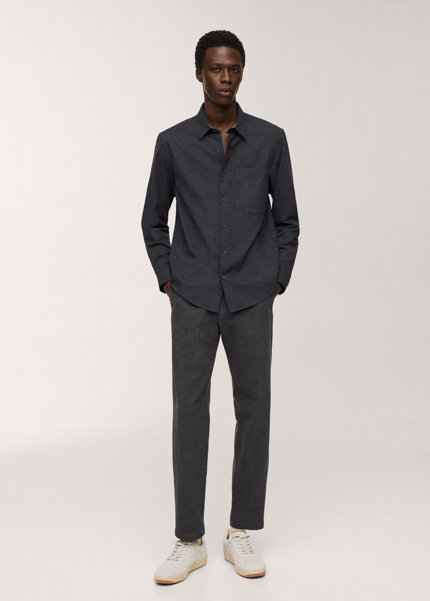 Camisa regular fit algodón - Plano general