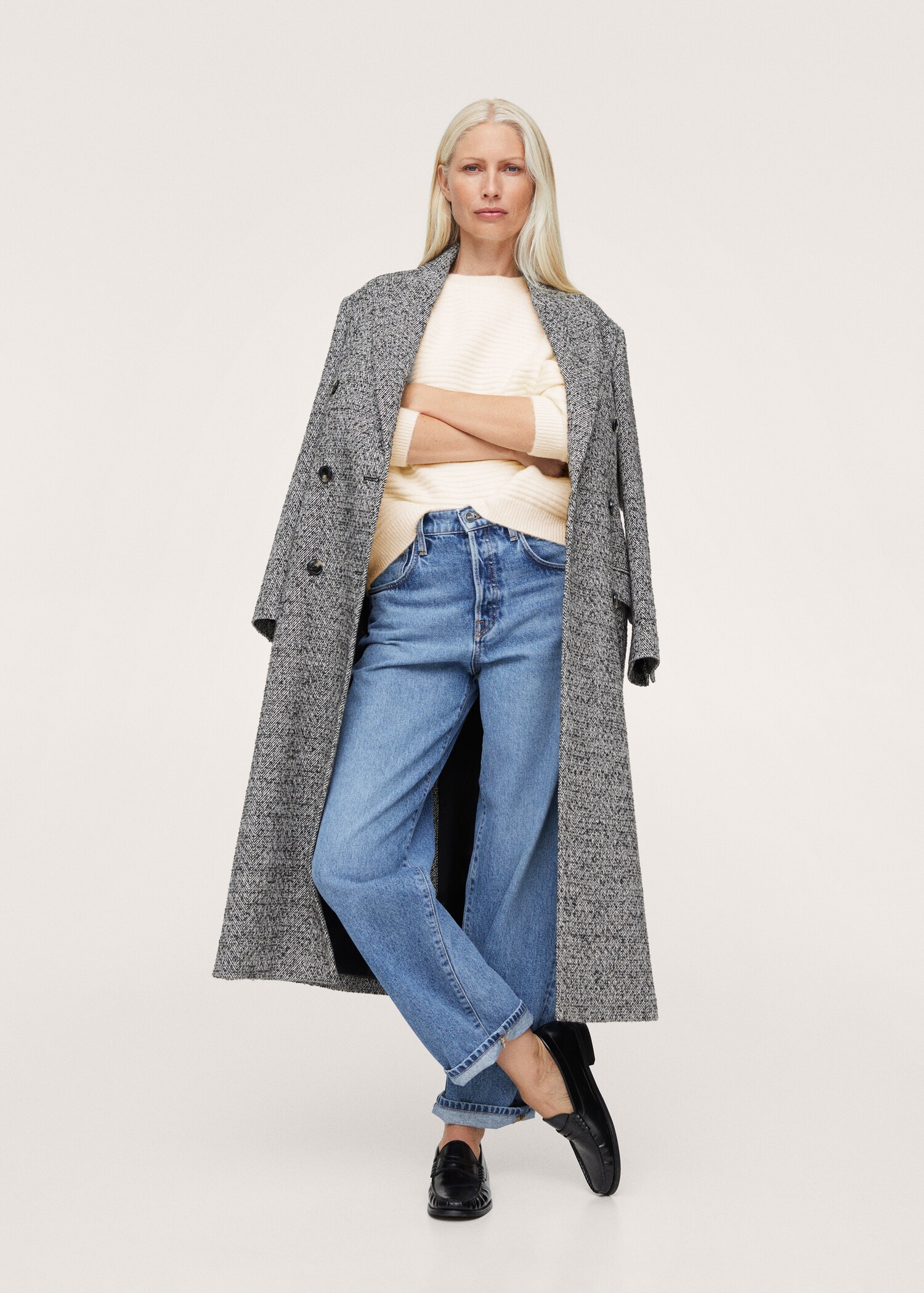 Oversize knit sweater - General plane