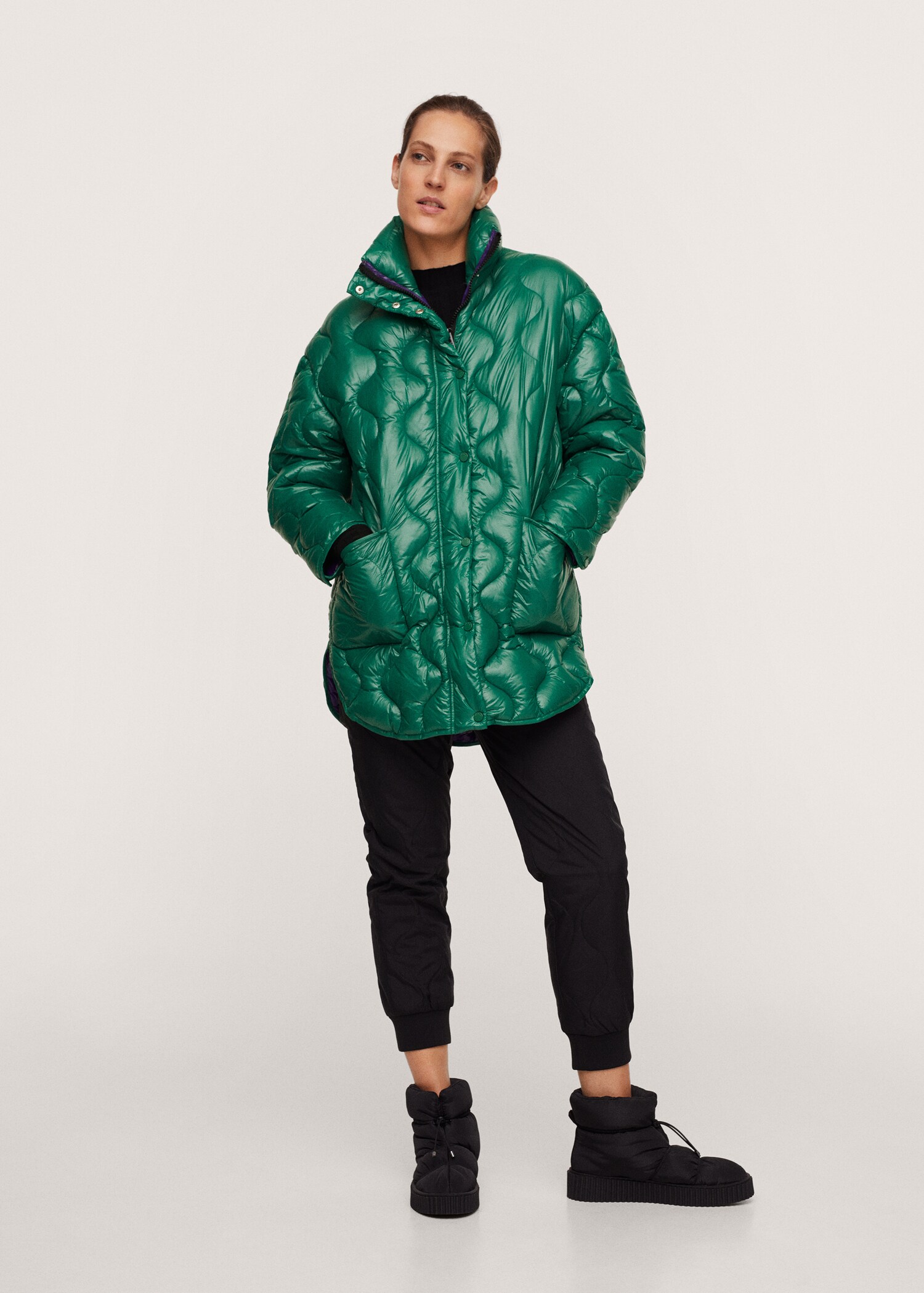 Anorak acolchado oversize - Plano general