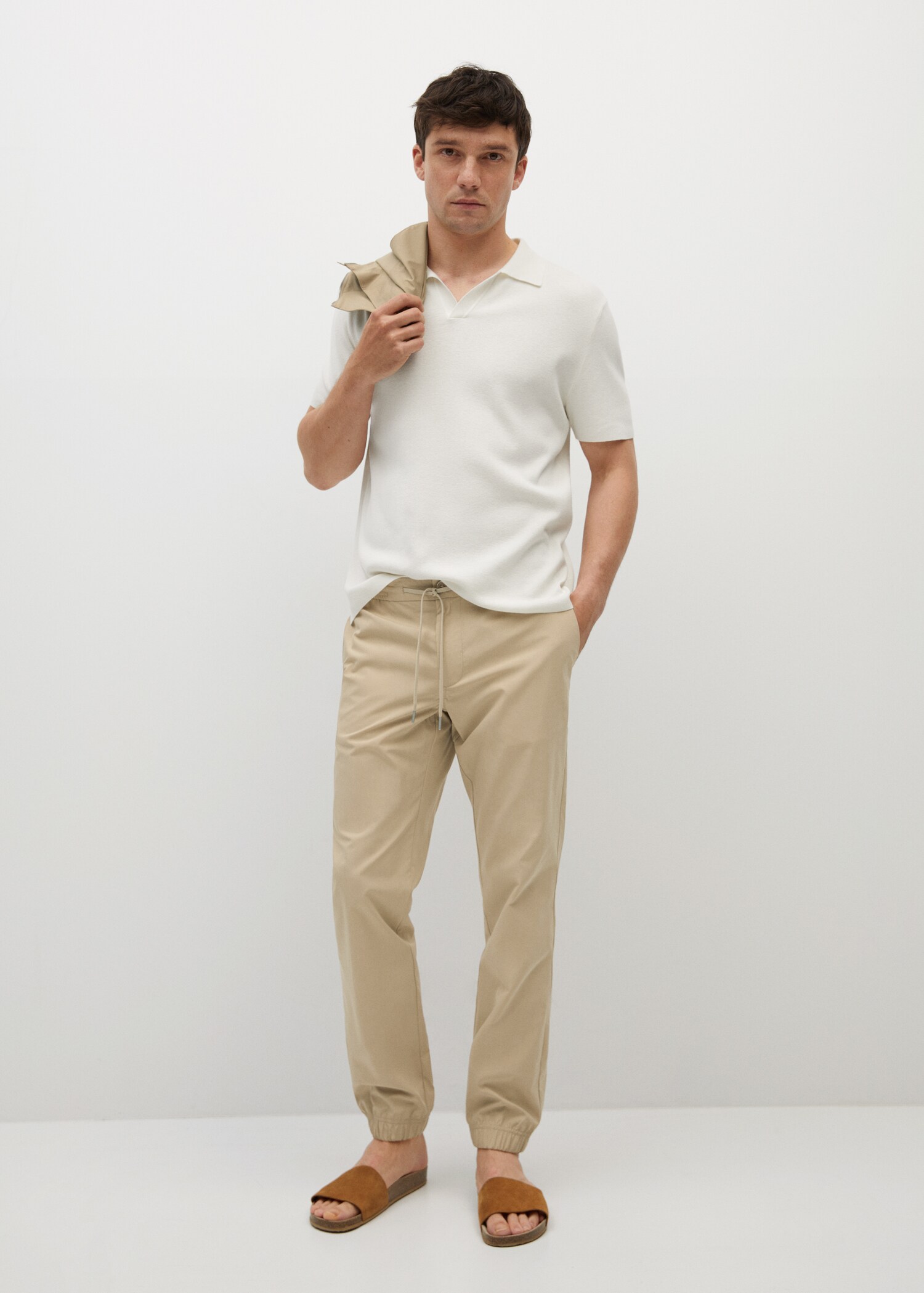 Tencel cotton joggers - General plane
