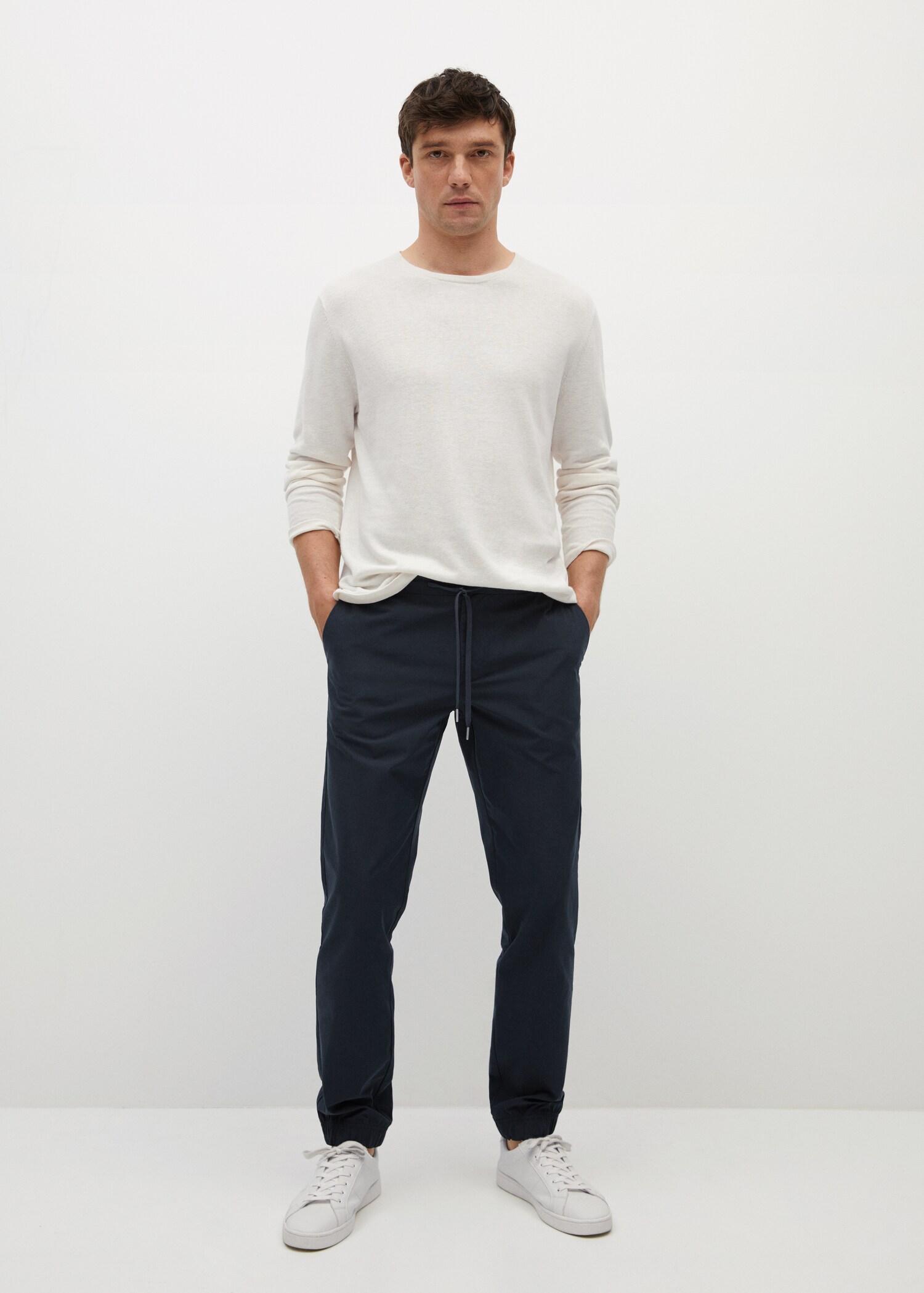 Tencel cotton joggers - General plane