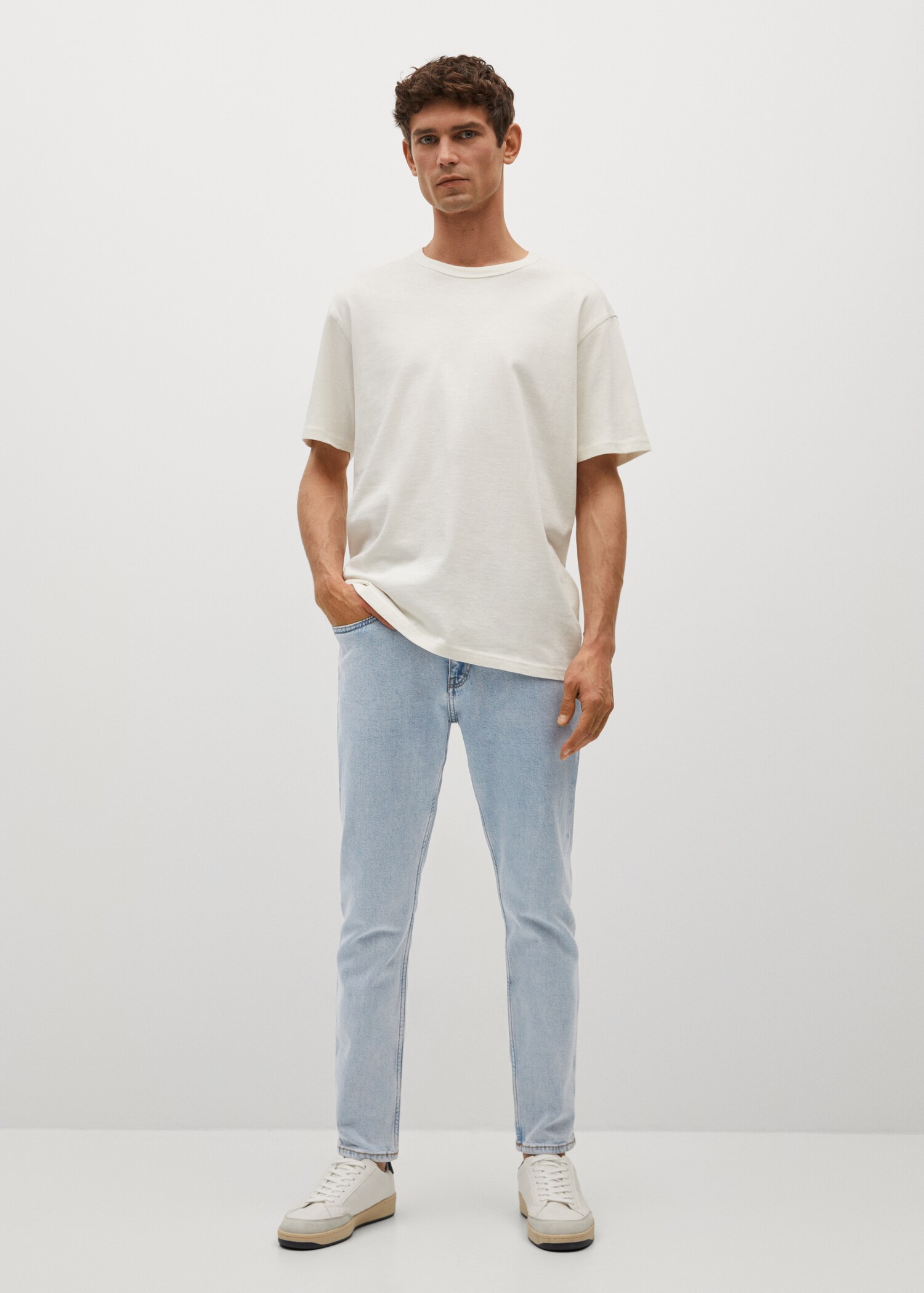 Jeans Tom tapered fit lyocell - Plano general