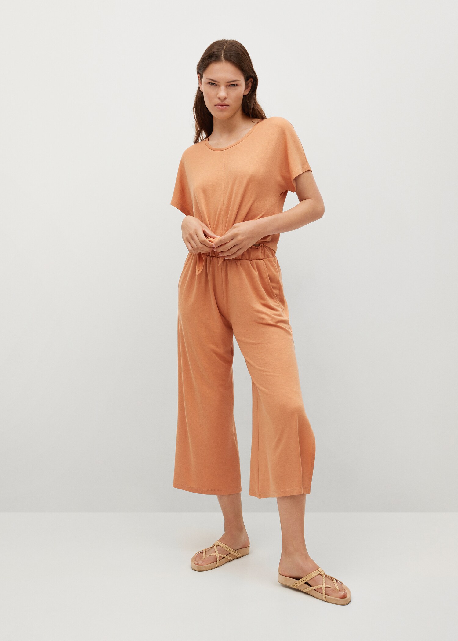Kalhoty culottes lyocell - Celkový náhled