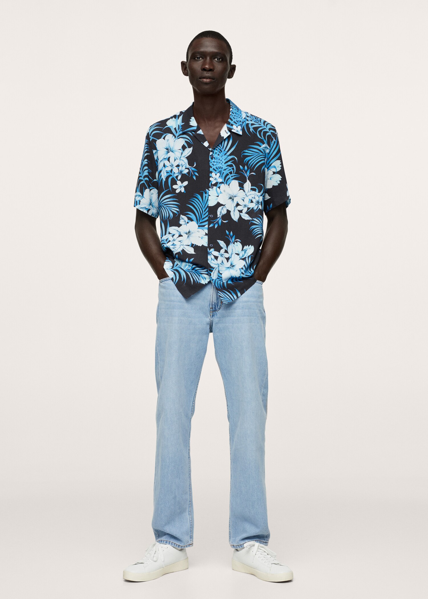 Hawaiian flowy shirt - General plane