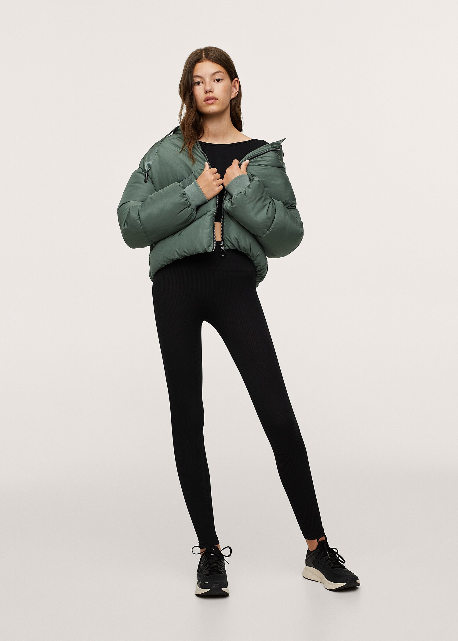 Prošívaný anorak oversize - Celkový náhled