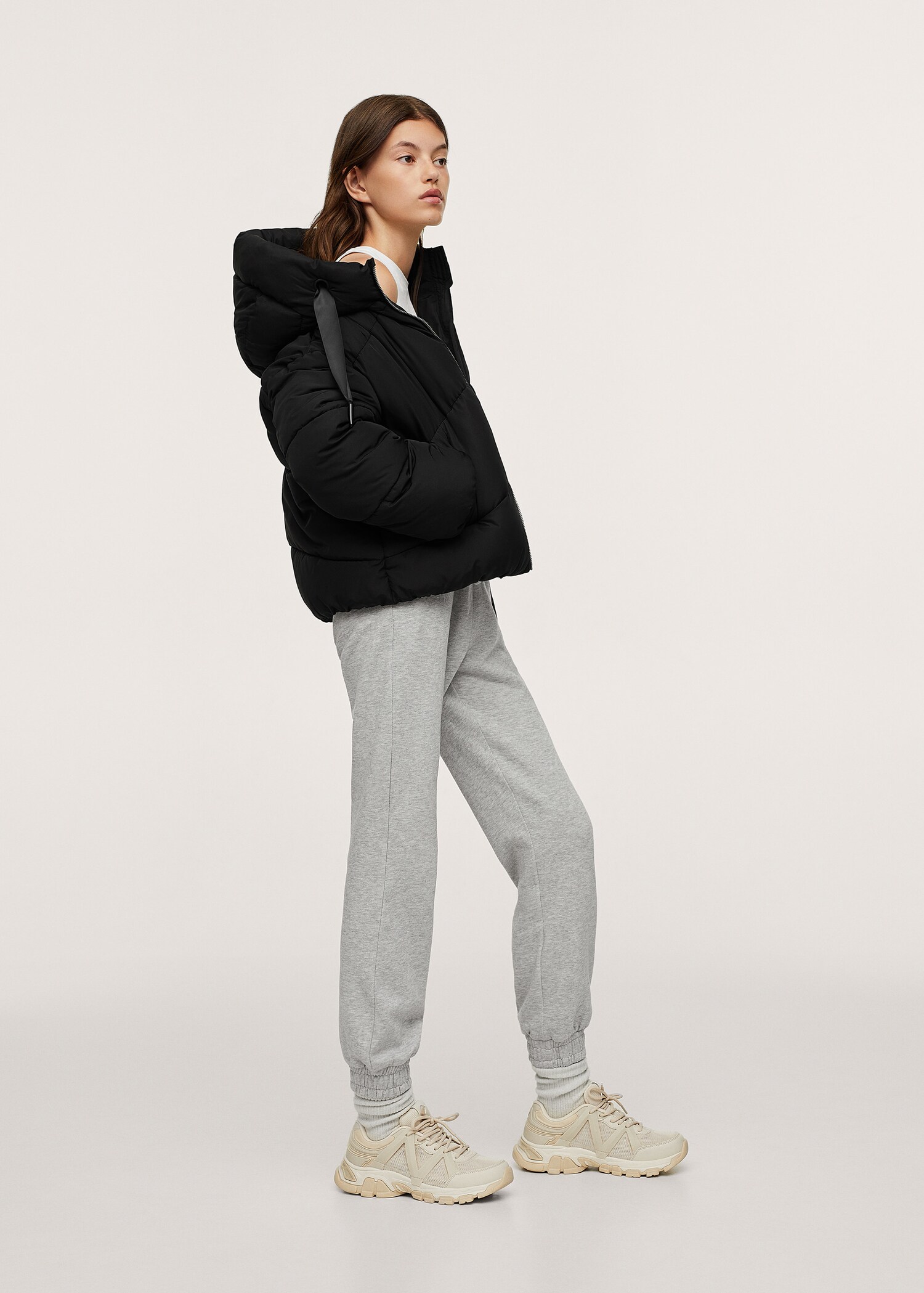 Prošívaný anorak oversize - Celkový náhled
