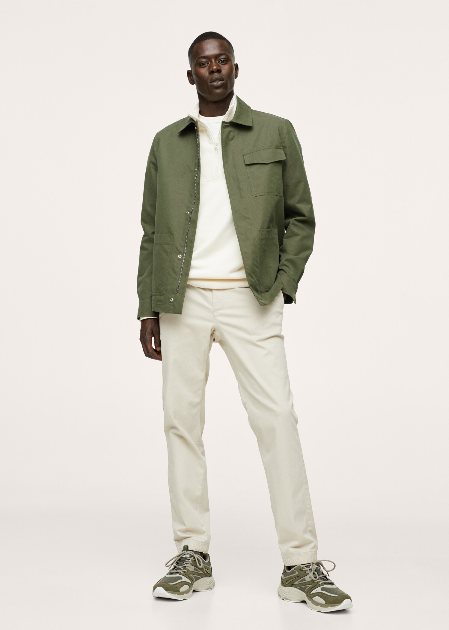 Chaqueta algodón impermeable - Plano general