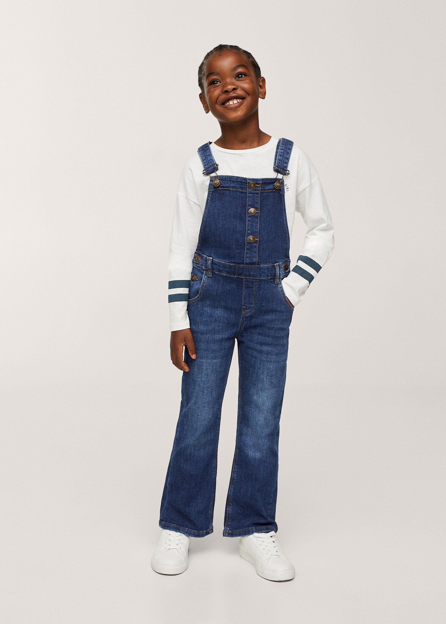 Peto denim flare - Plano general