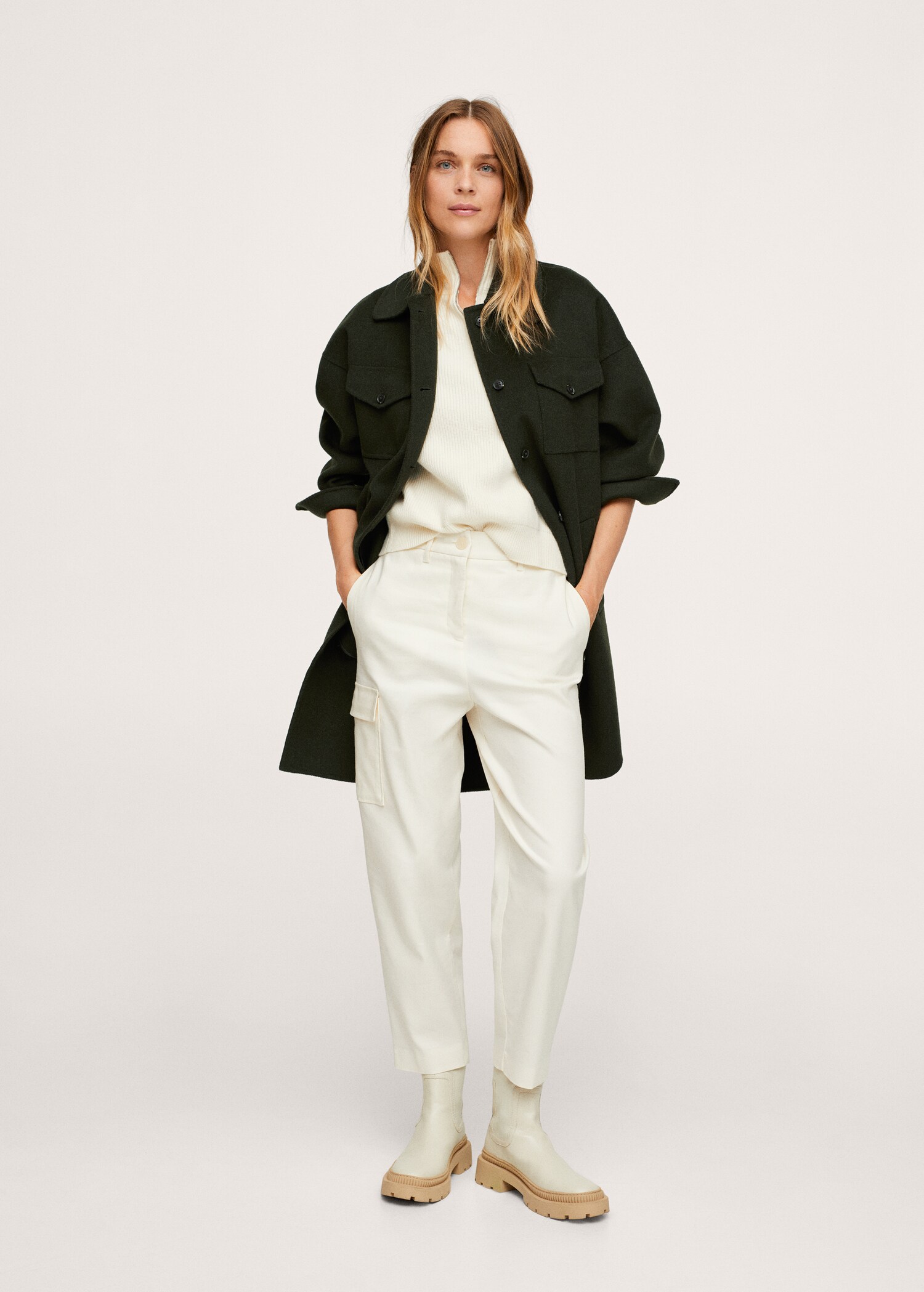 Oversized handmade overshirt - General plane