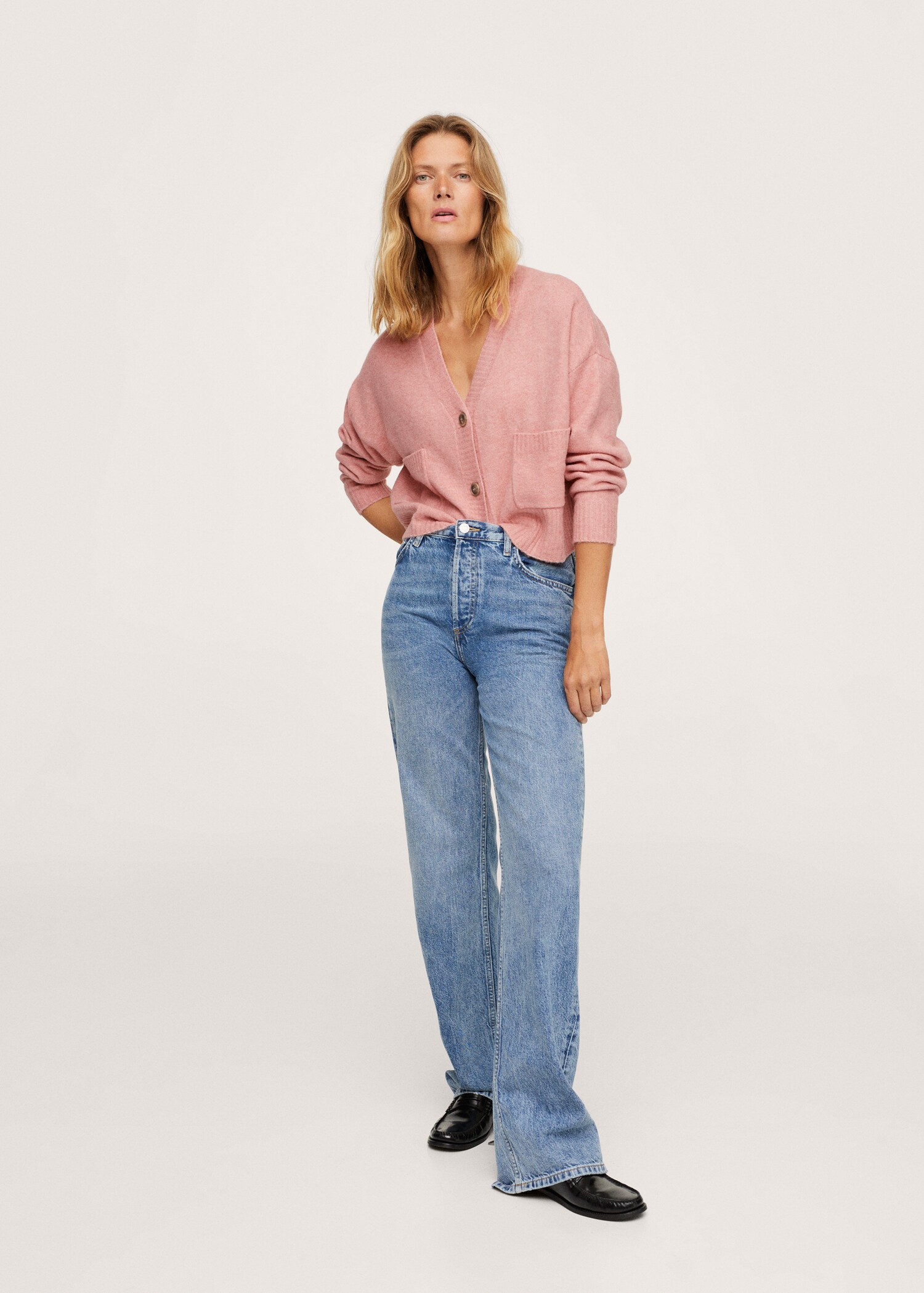 Pocket knit cardigan - General plane