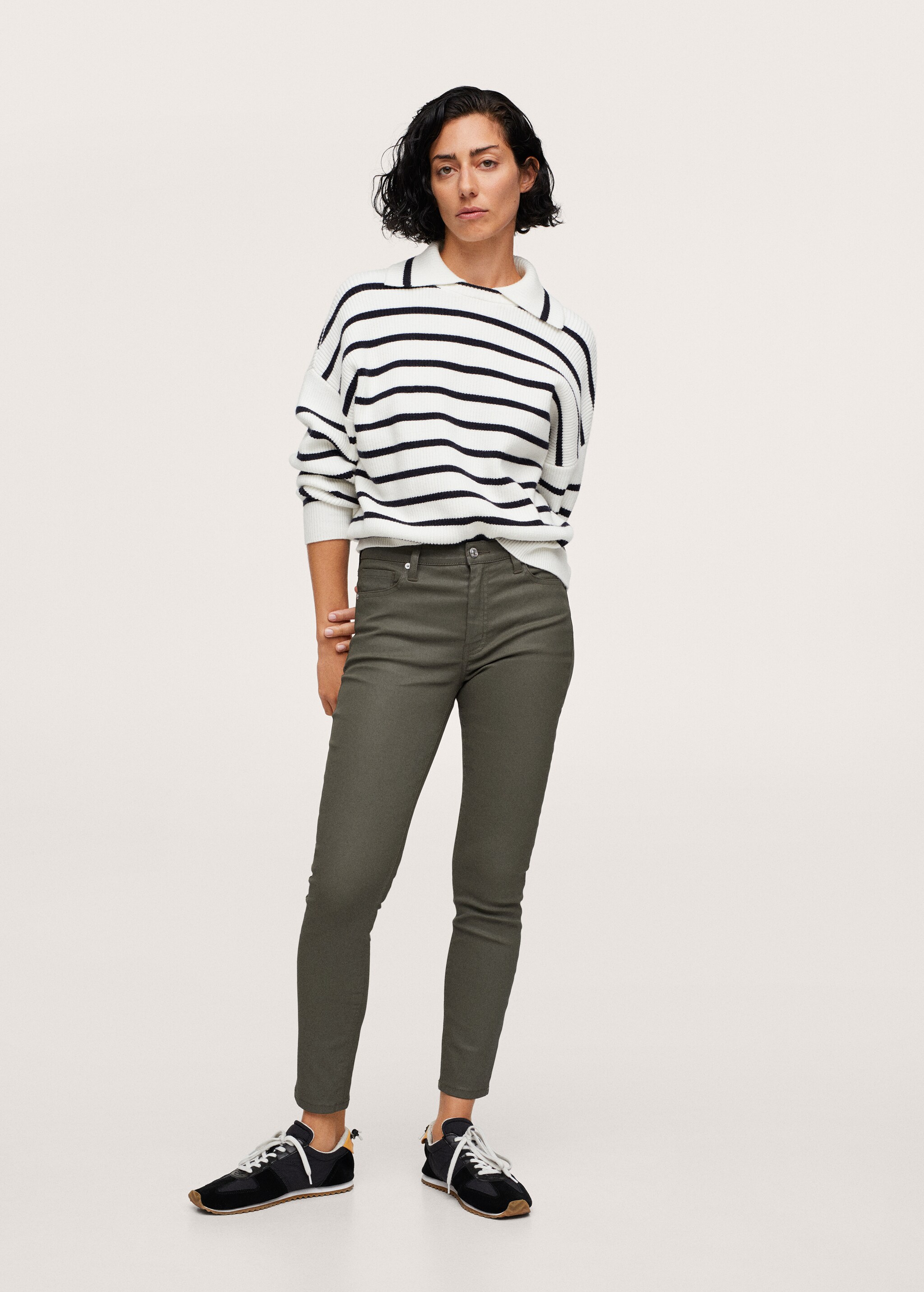 Isa waxed skinny cropped jeans - General plane