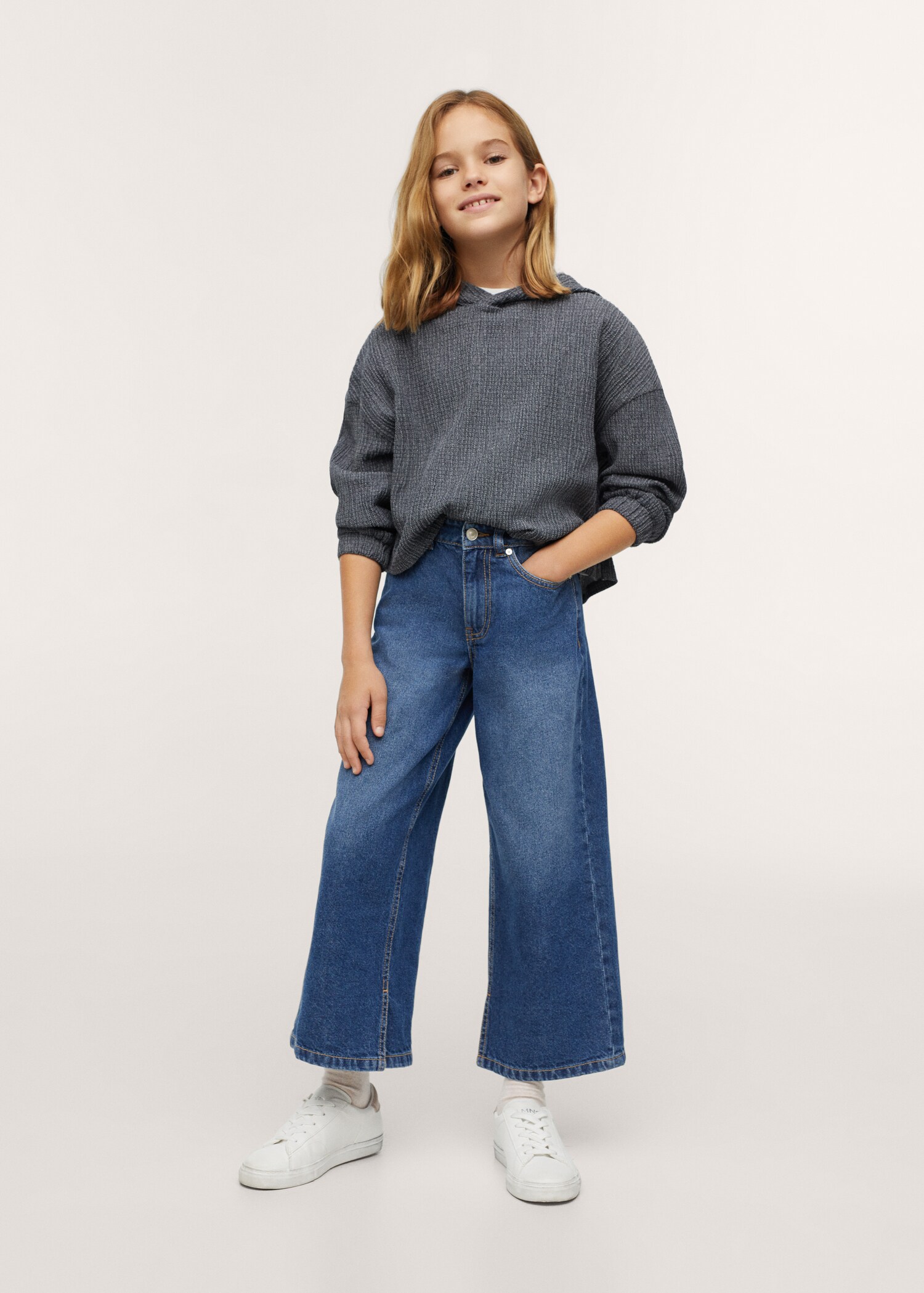 Dessuadora oversize textura - Pla general