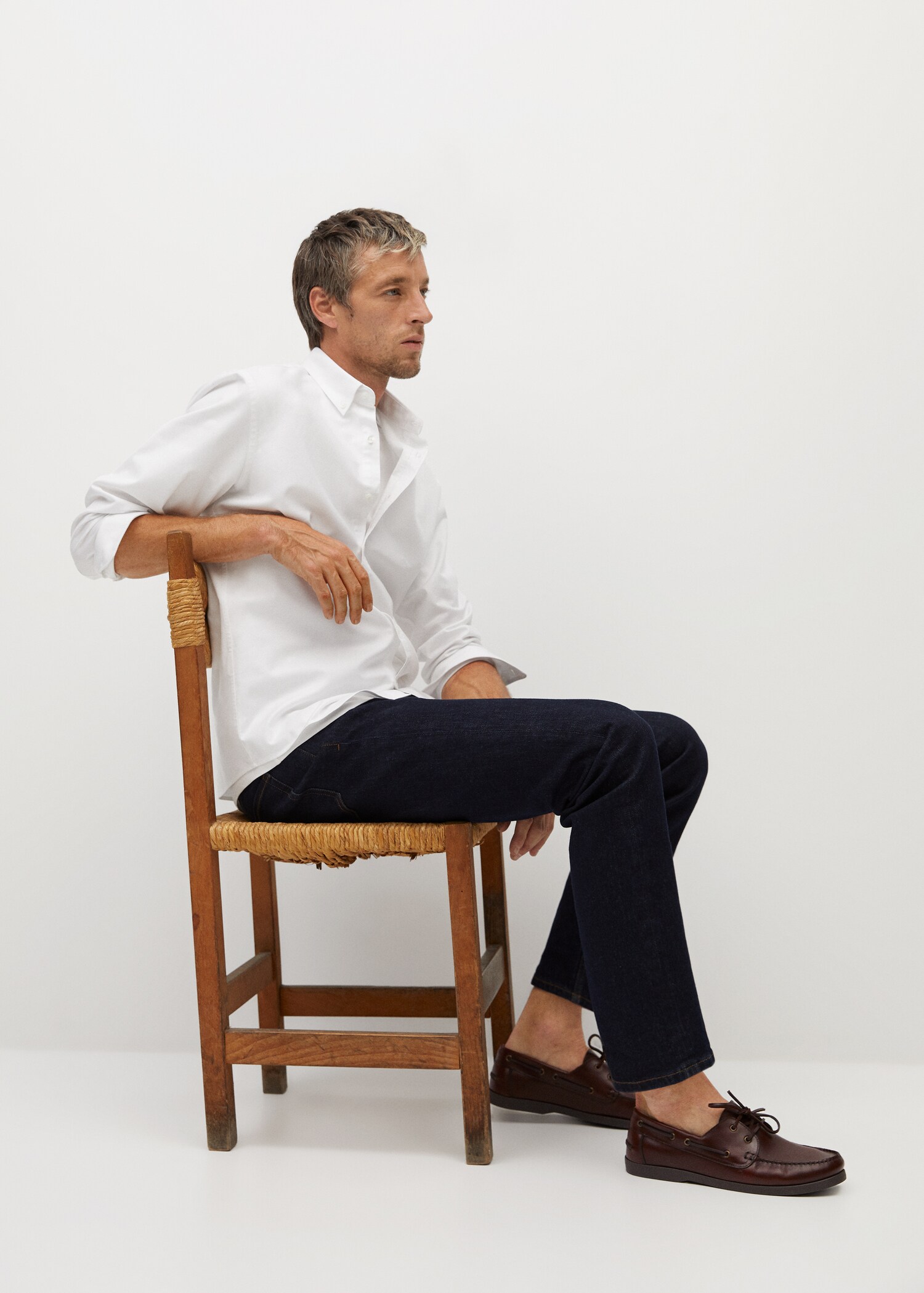 Leather boat shoes - General plane