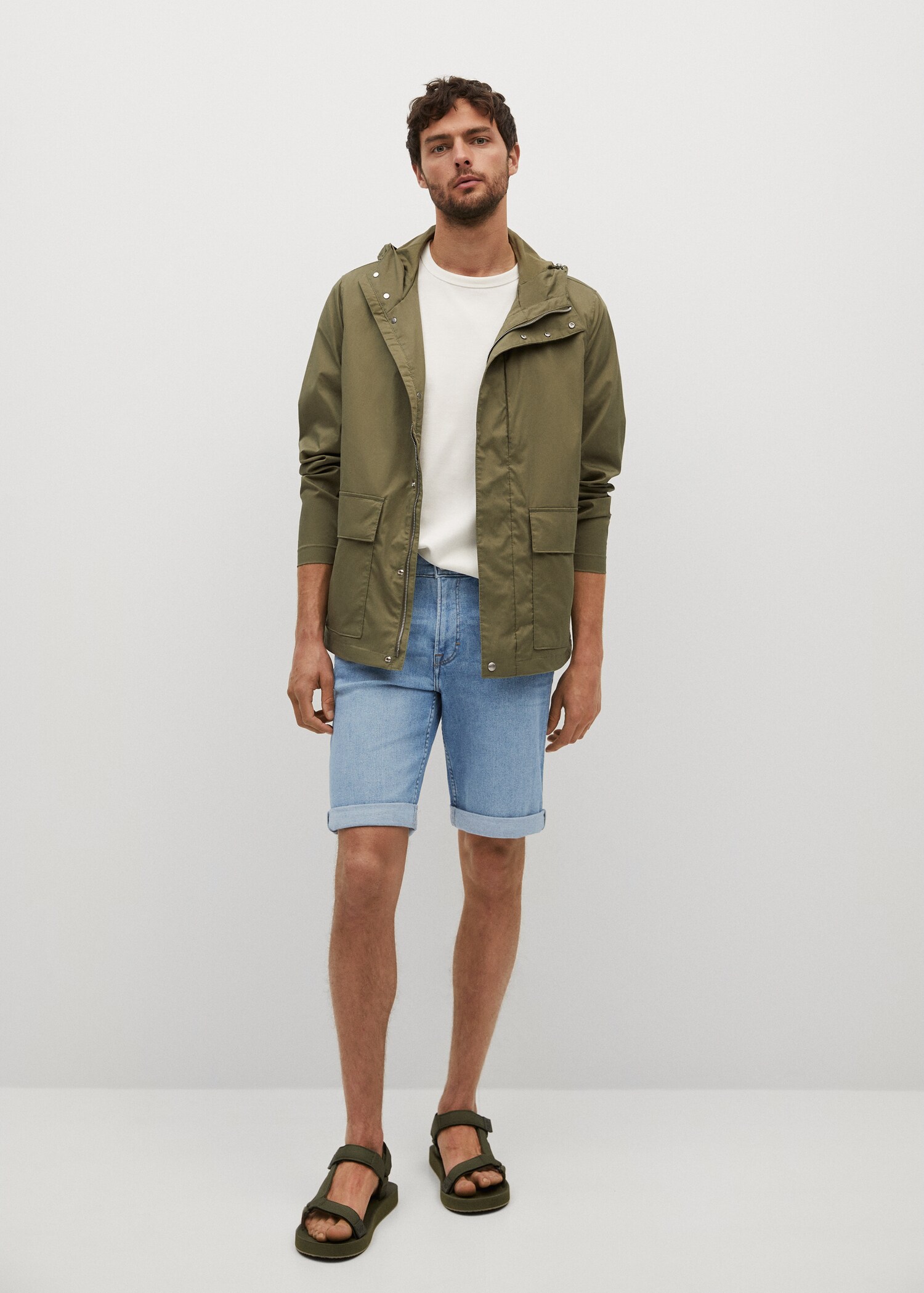Bermudas vaquera lavado medio - Plano general