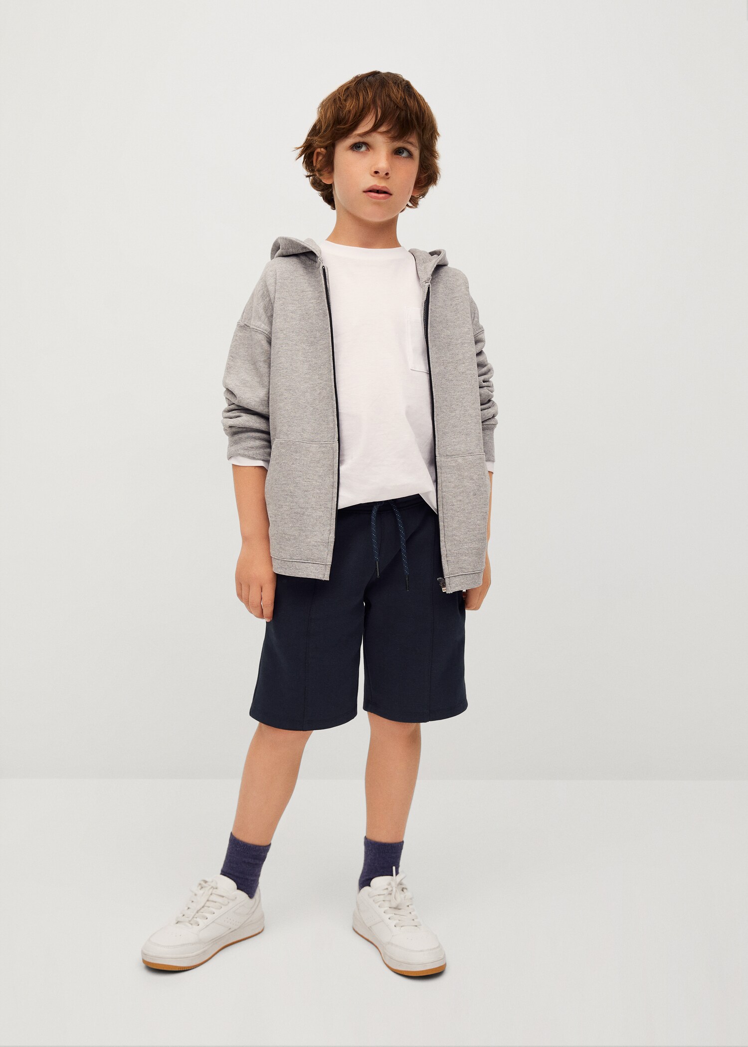 Bermudas jogging algodón orgánico - Plano general