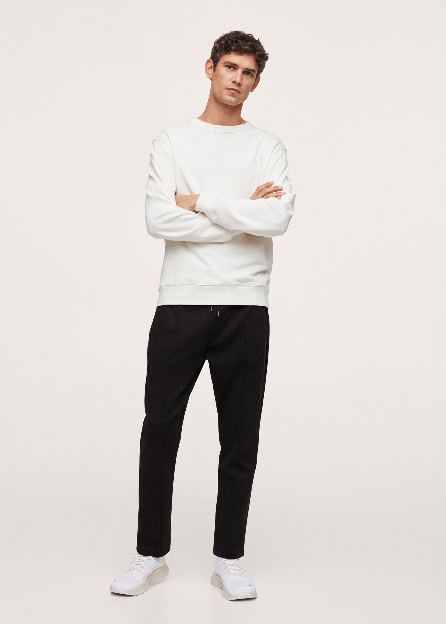 Basic-Baumwollsweatshirt - Allgemeine Ansicht