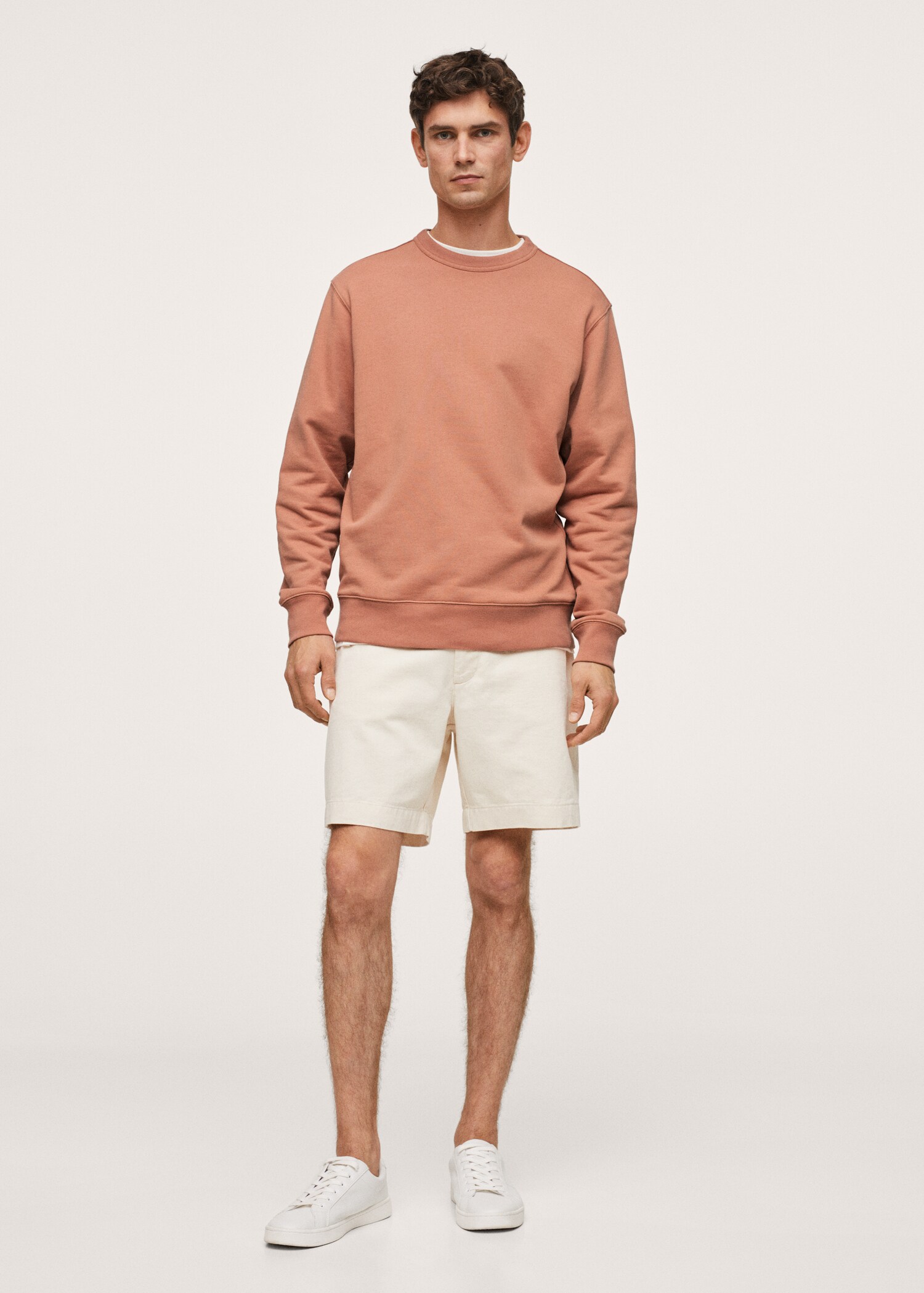 Basic-Baumwollsweatshirt - Allgemeine Ansicht