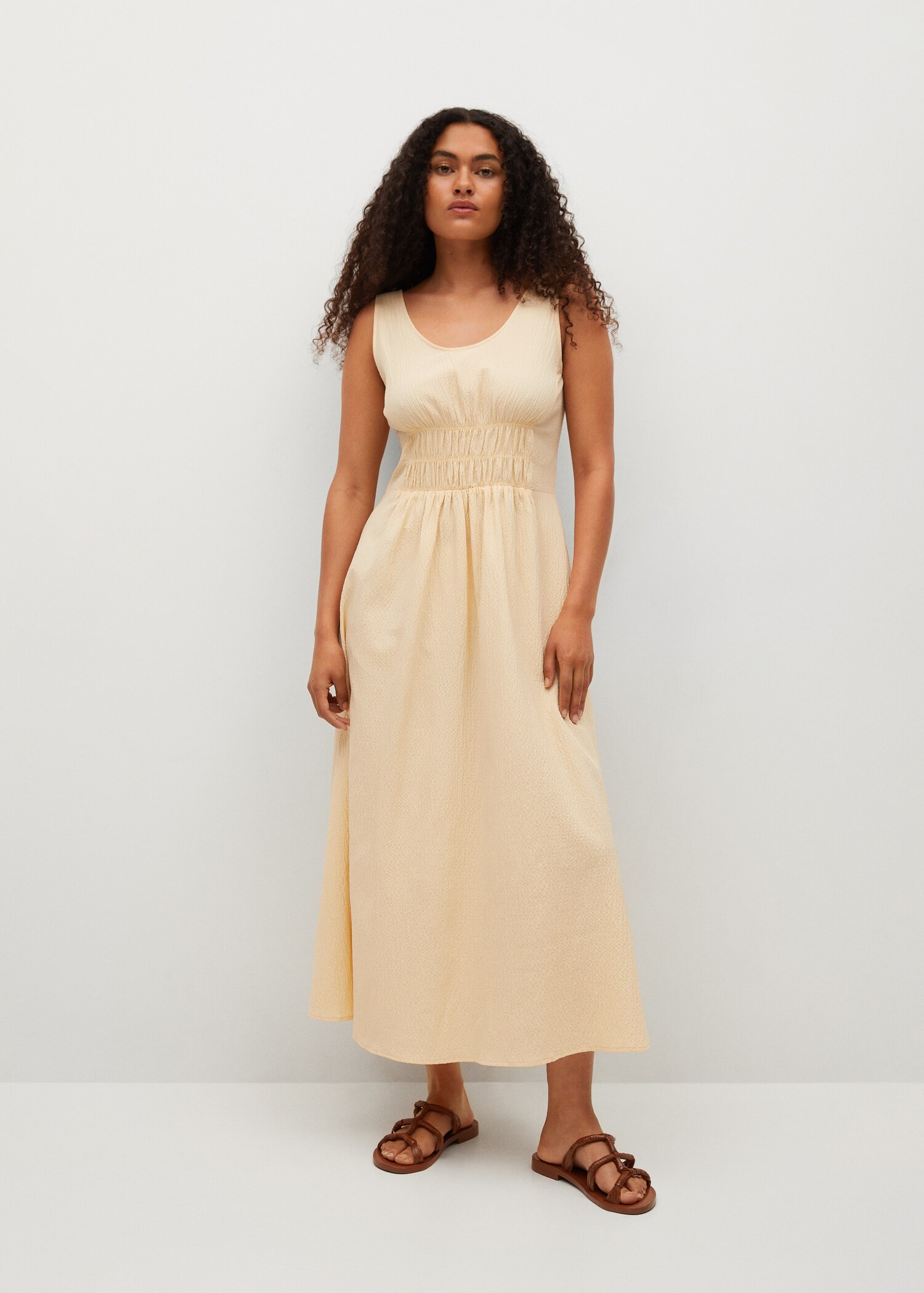 Textured cotton dress - General plane