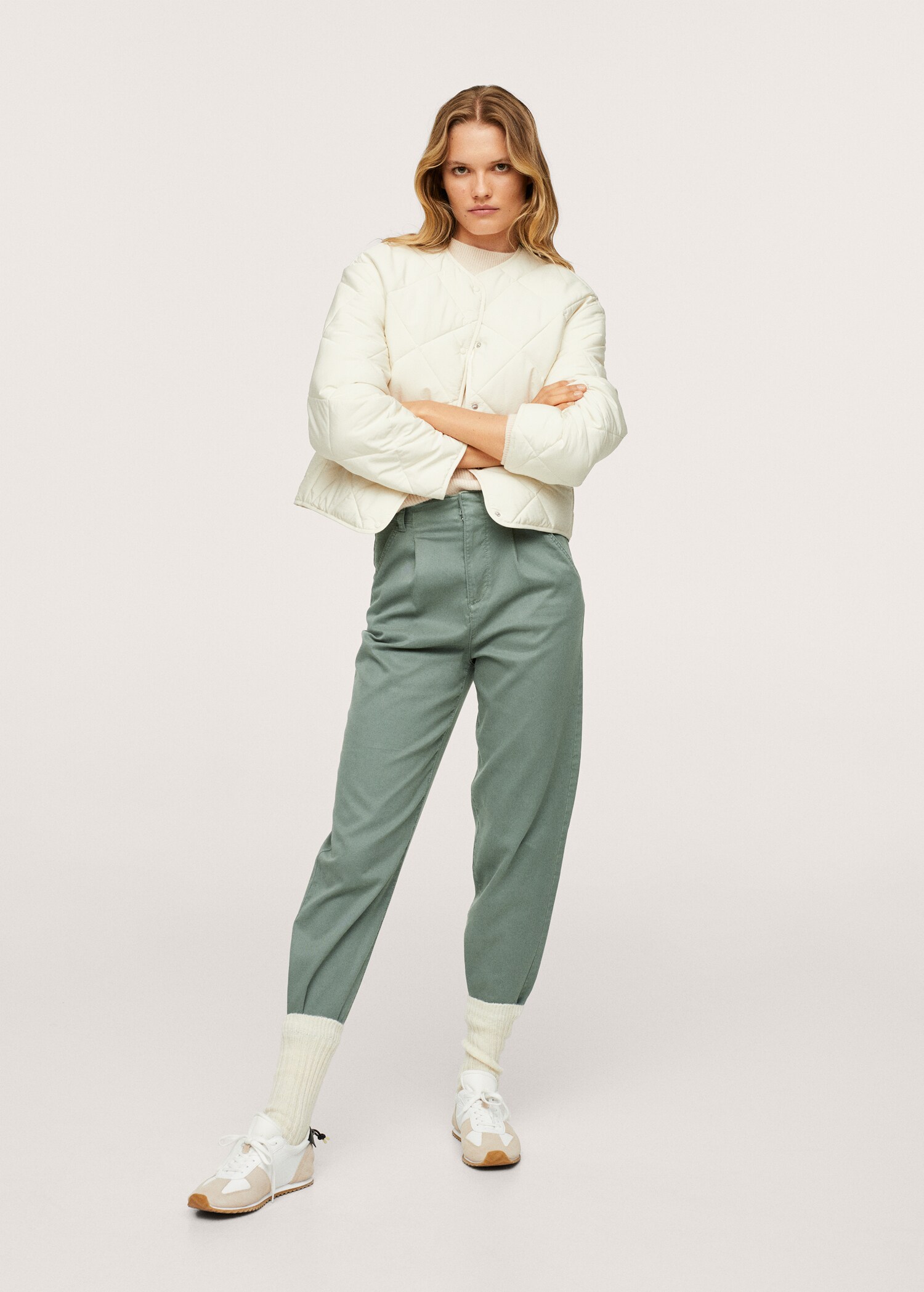 Pantalón lyocell pinzas - Plano general