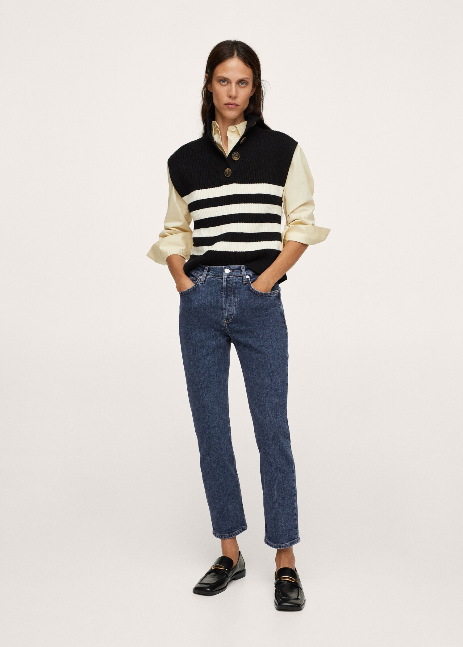 Jeans rectos tobilleros - Plano general