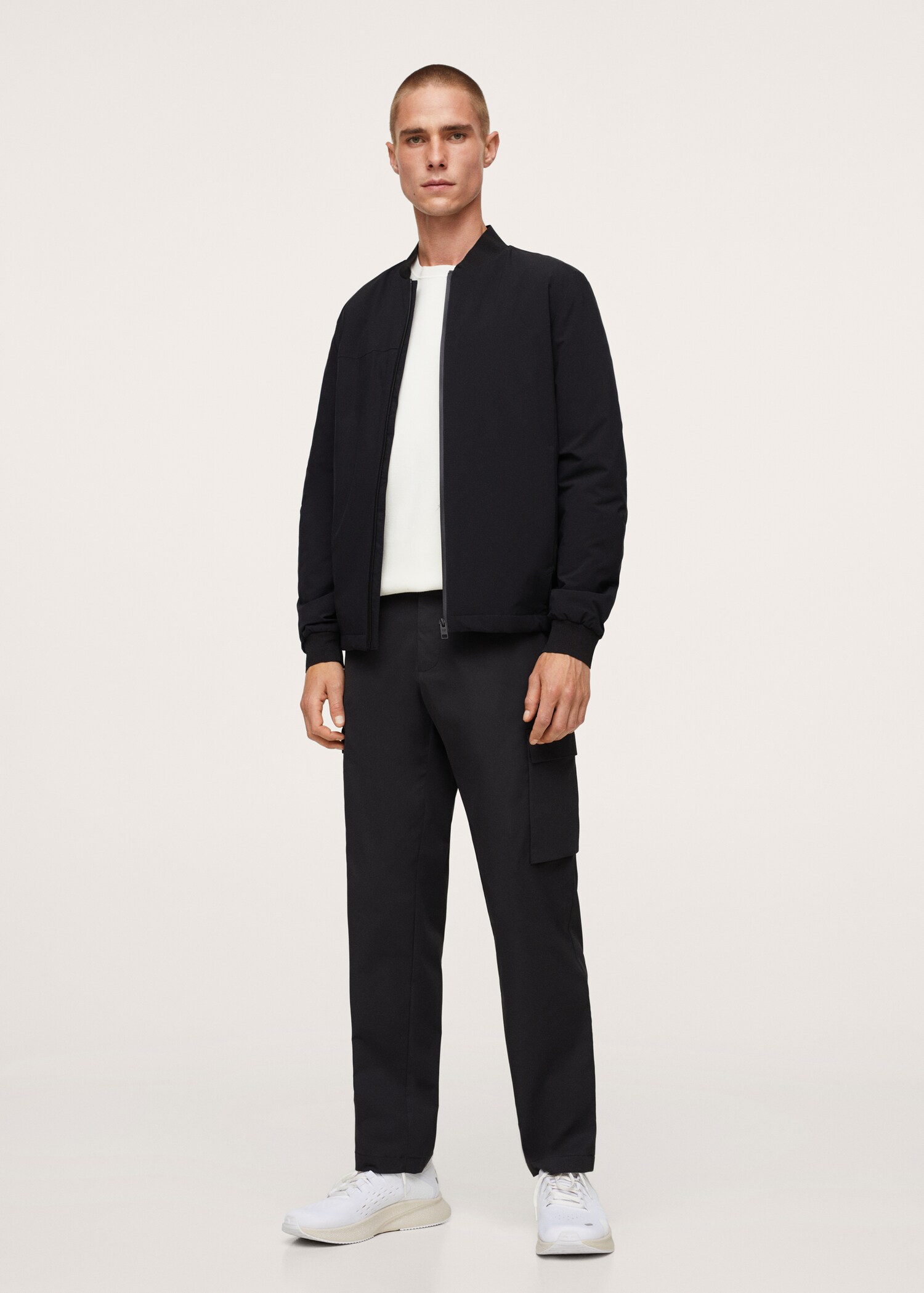 Chaqueta bomber impermeable - Plano general