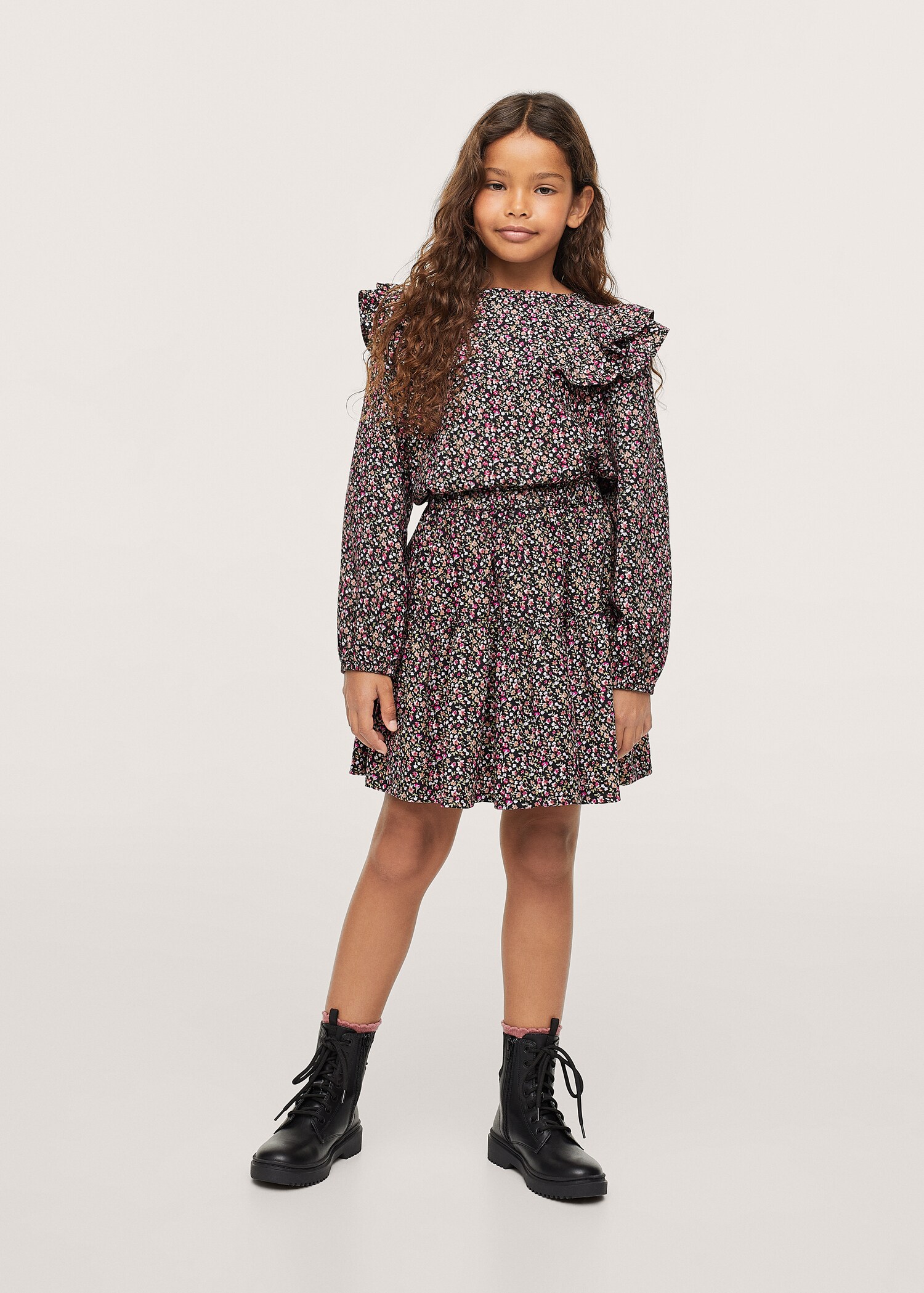 Falda estampado floral - Plano general
