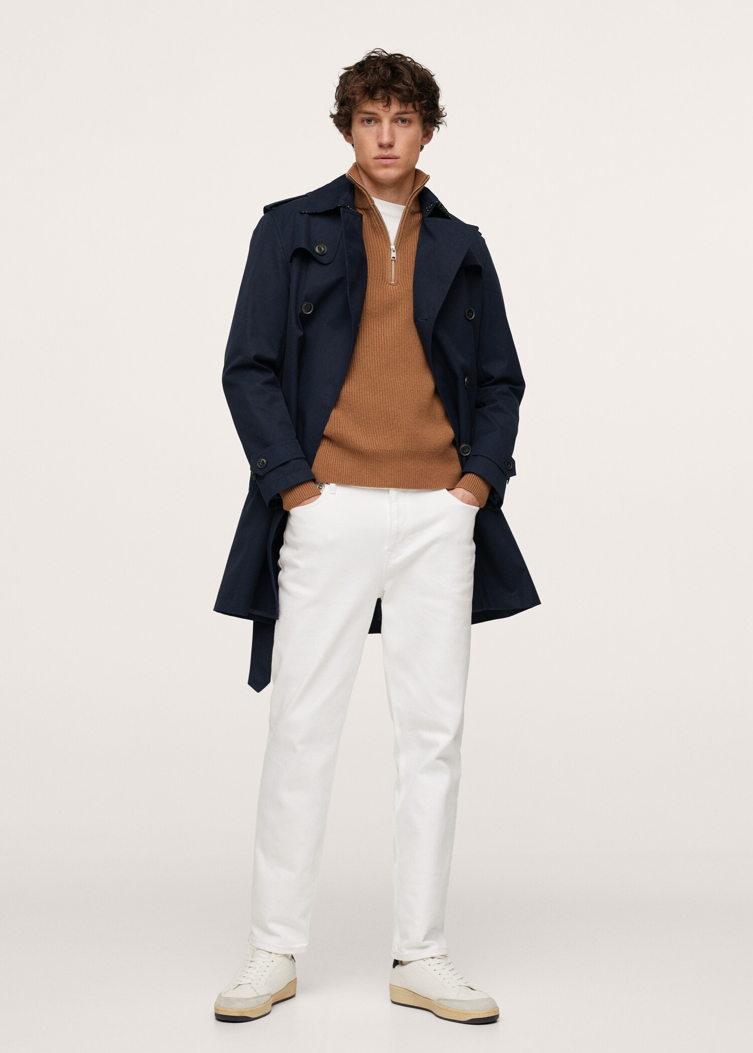 Trench algodón impermeable - Plano general