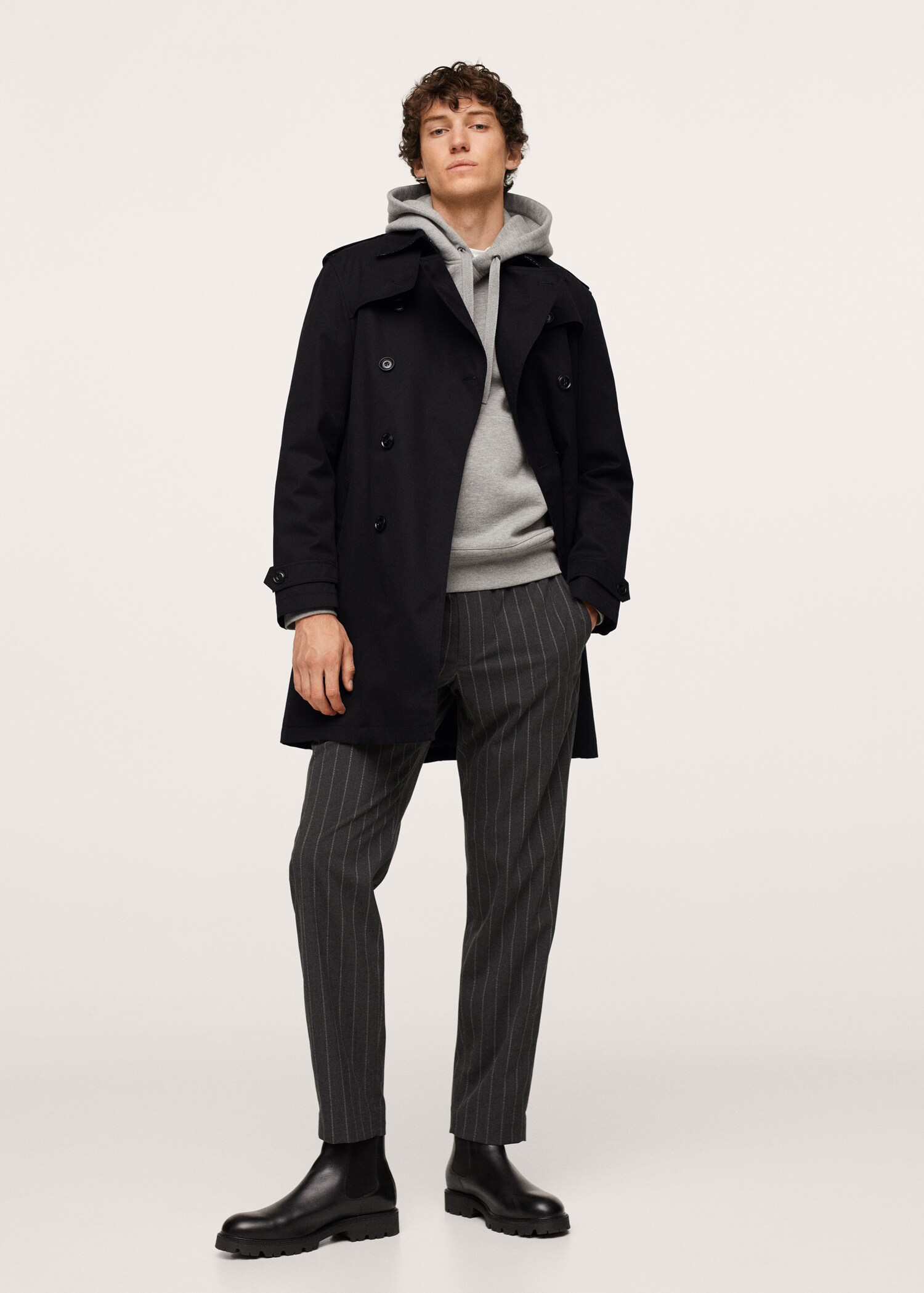 Trench algodón impermeable - Plano general