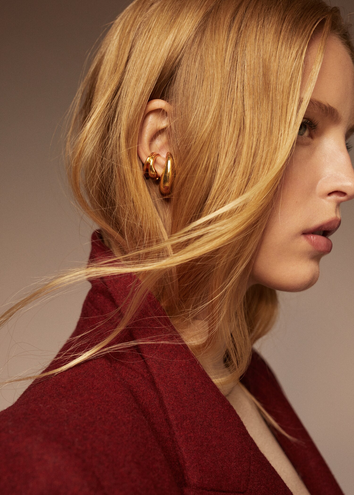 Mixed asymmetric earrings - General plane