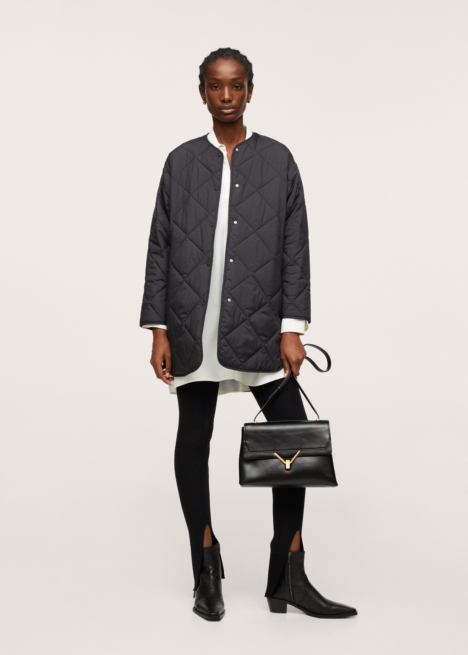 Ultralight quilted anorak - General plane