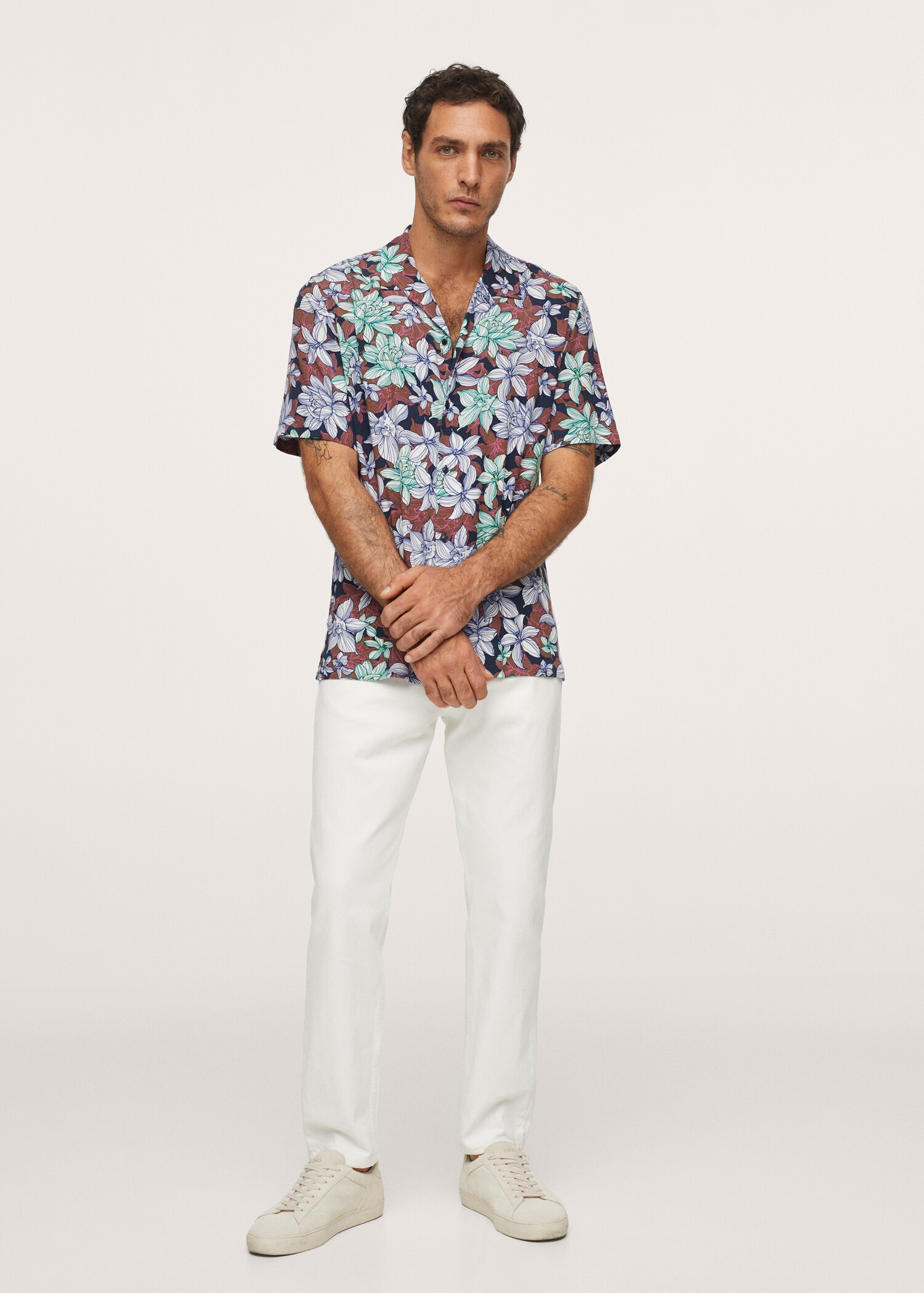 Hawaiian flowy shirt - General plane
