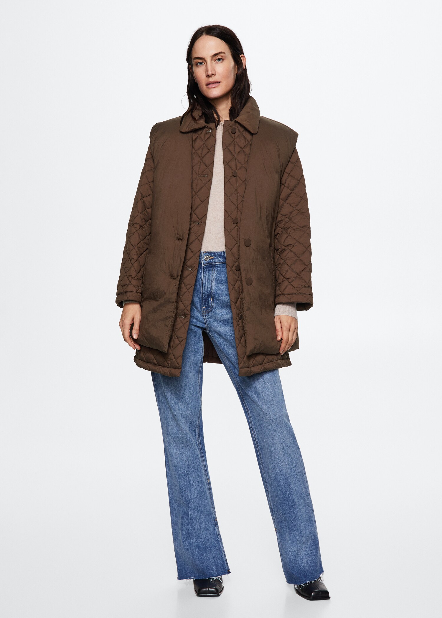 Anorak chaleco desmontable - Plano general