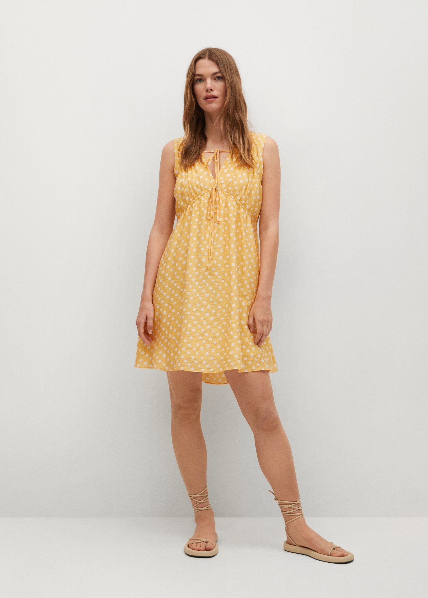 Vestido fluido estampado - Plano general