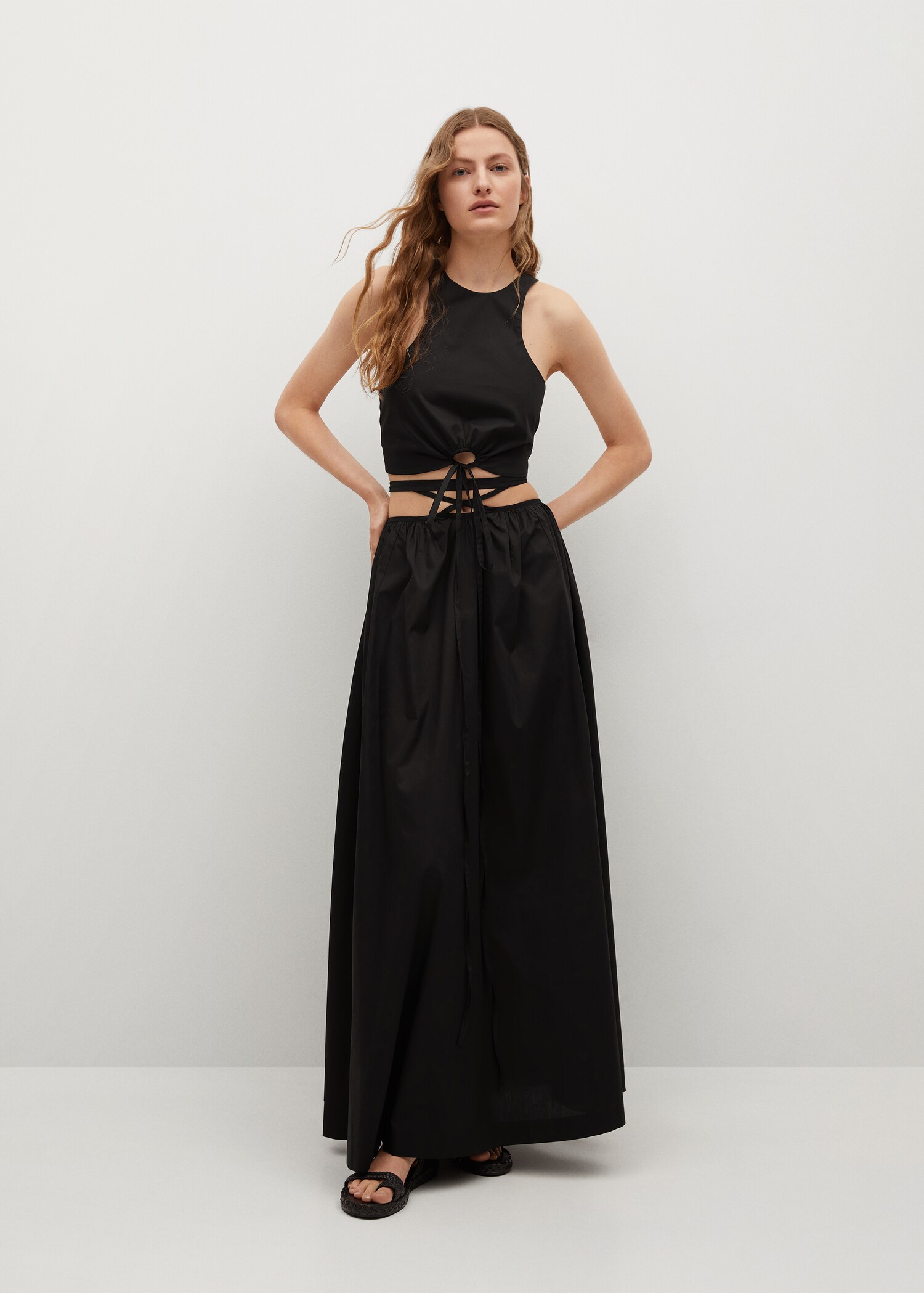 Bow crop top - General plane