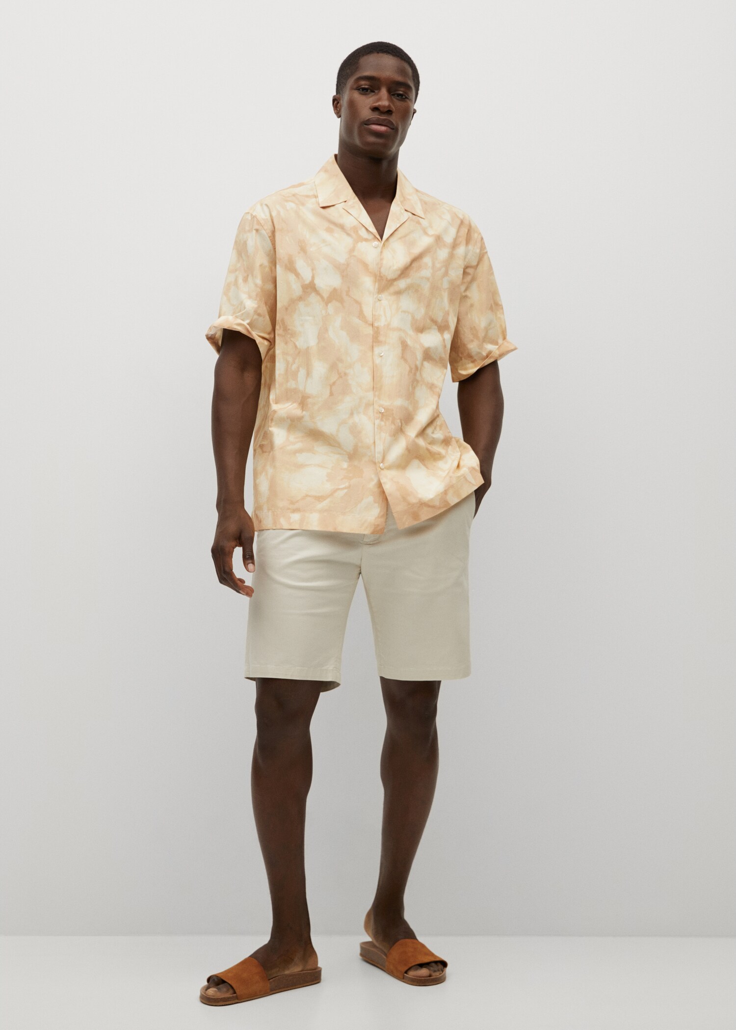 Camisa algodón estampada - Plano general