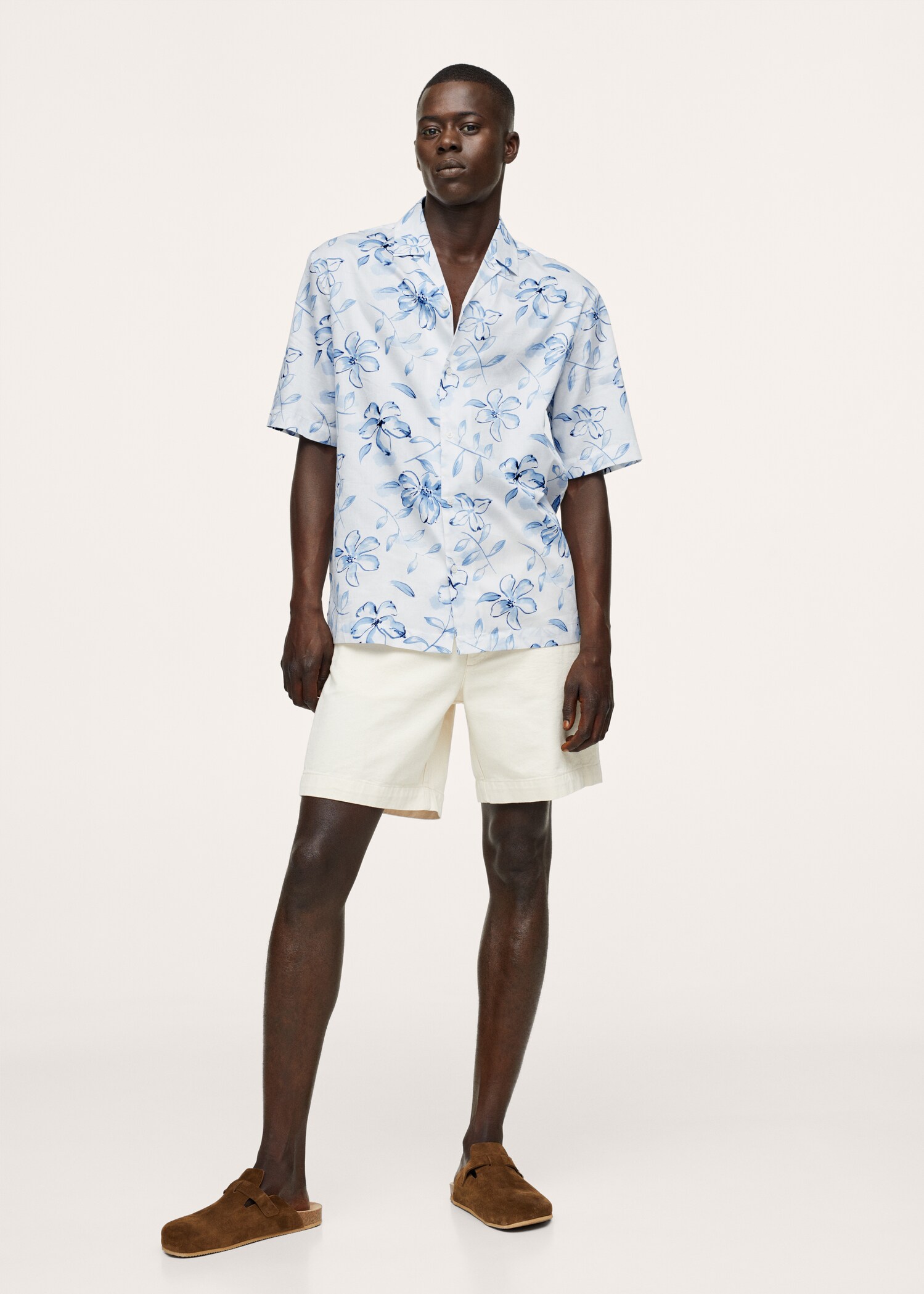 Camisa relaxed estampado hawaiano  - Plano general
