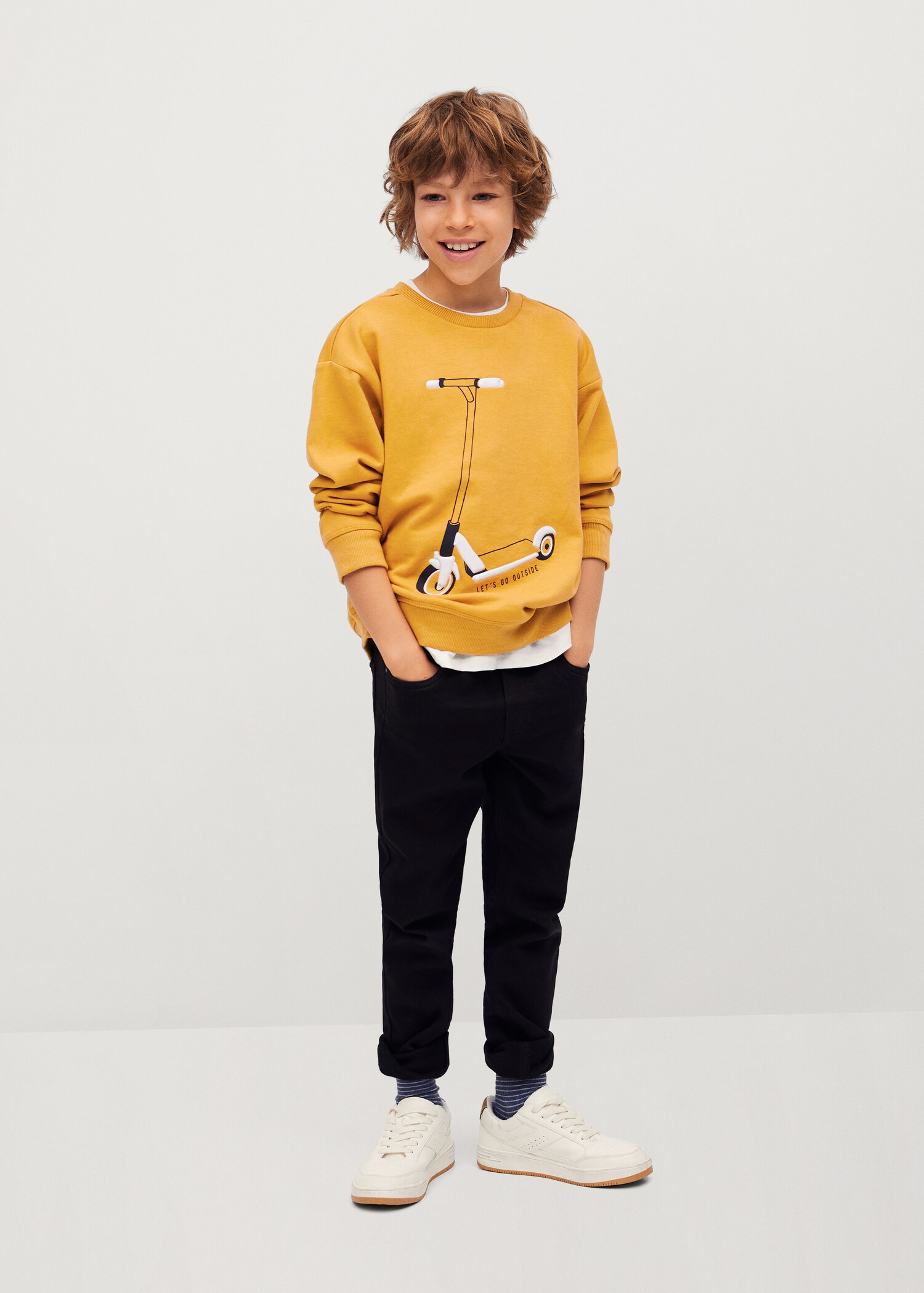 Sudadera algodón textura - Plano general