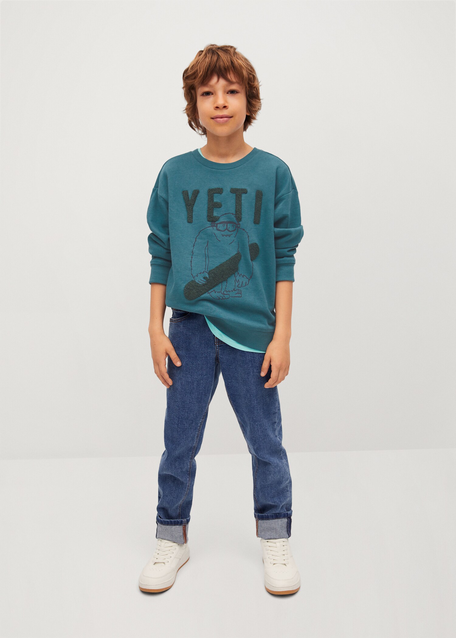 Sudadera algodón textura - Plano general